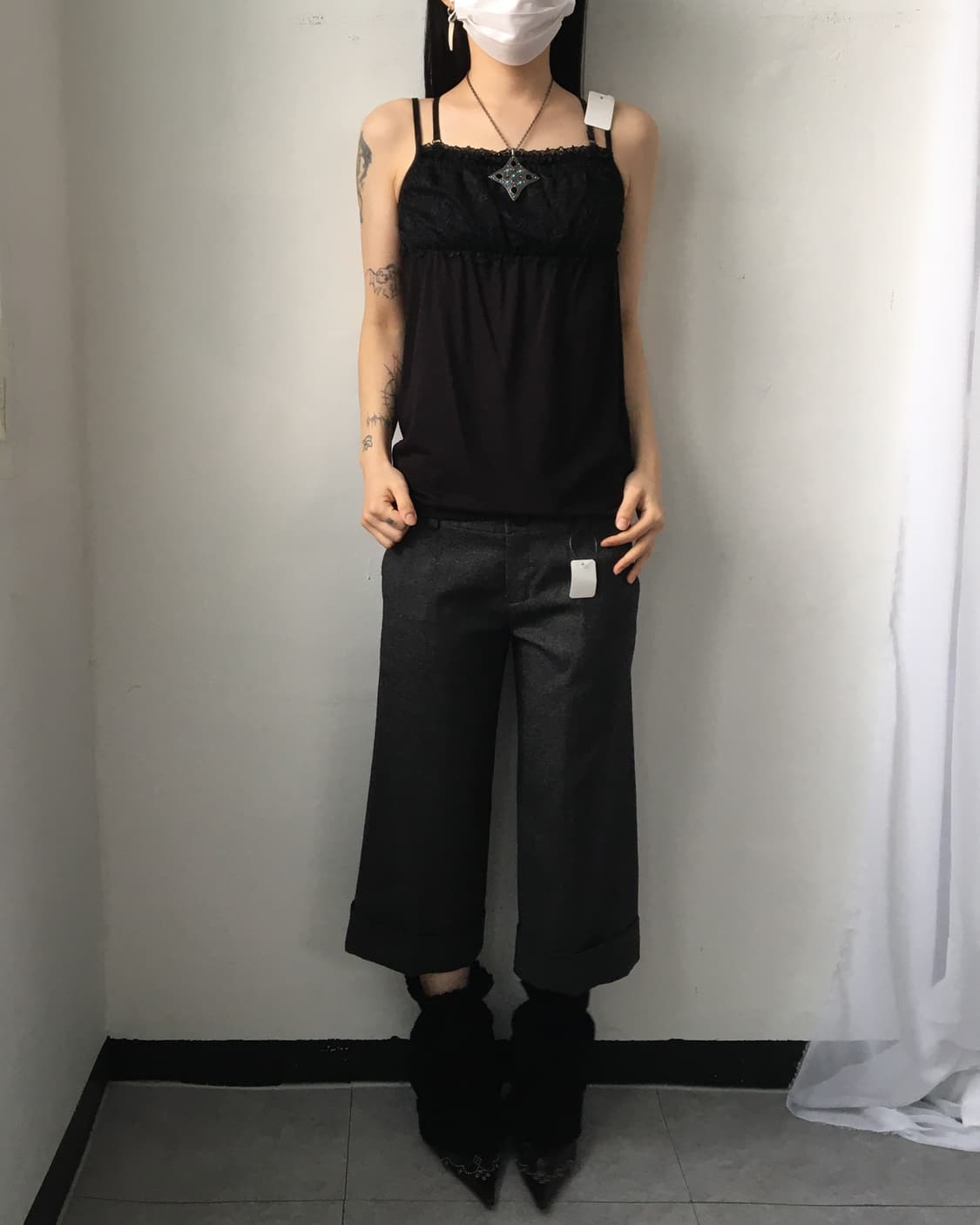 Lace point sleeveless 상품이미지4