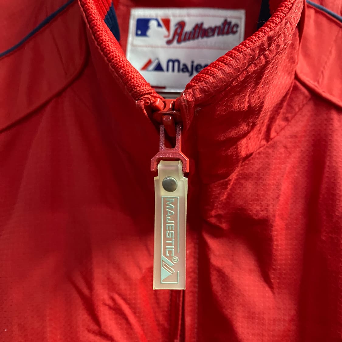 마제스틱 보스턴 레드삭스 MLB어센틱 스타디움 바시티자켓 A7 상품이미지5