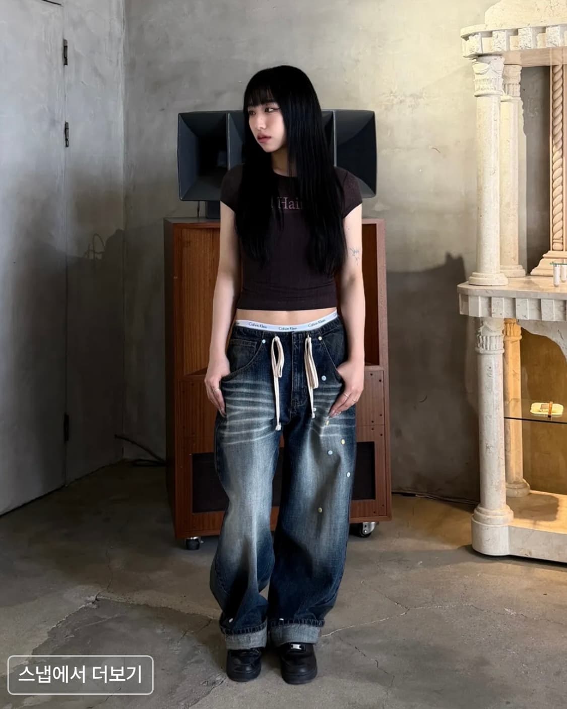 스컬프터 Pill denim pants Mid Blue 사이즈s 상품이미지5