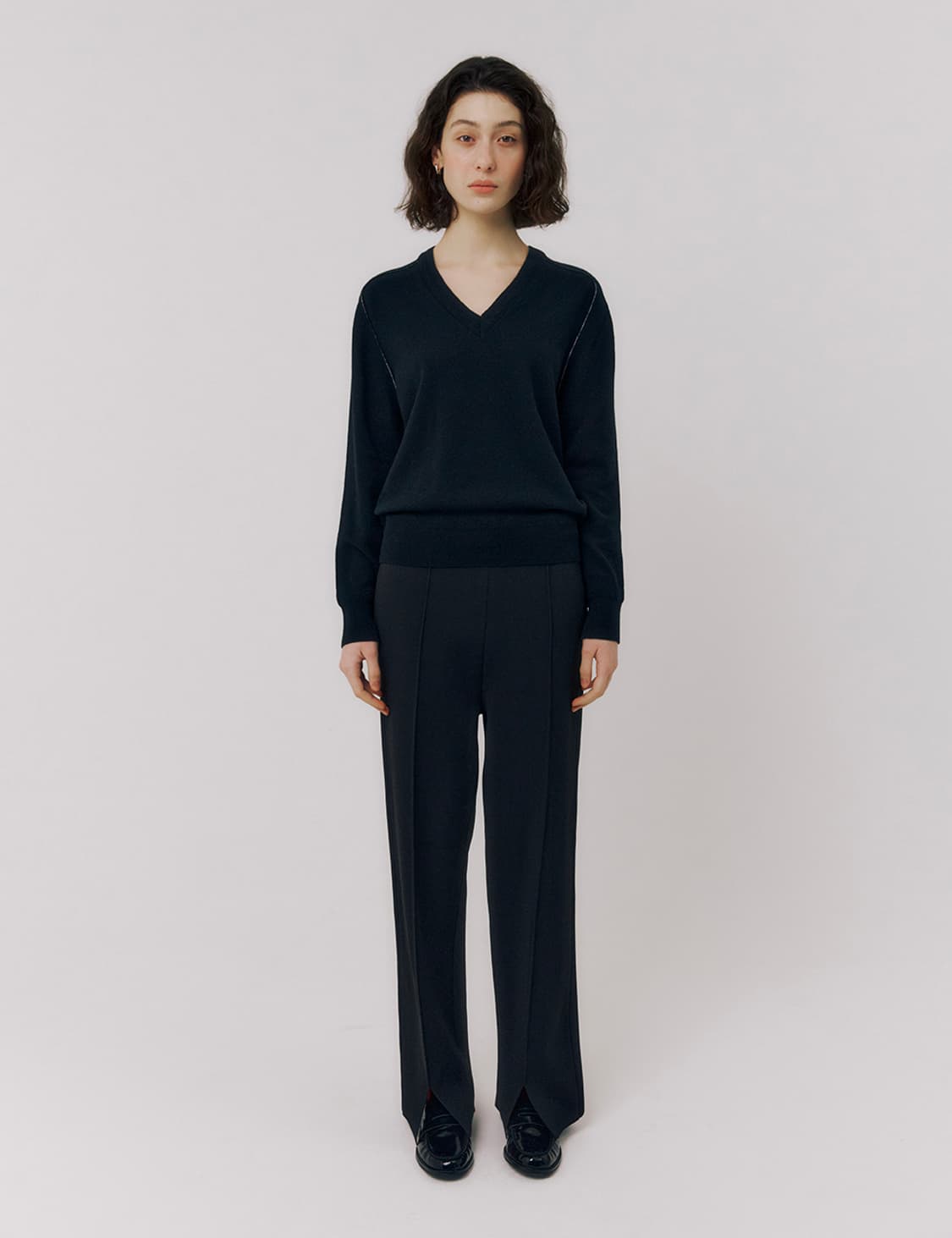 매기 Maggie 블랙 팬츠 상품이미지1