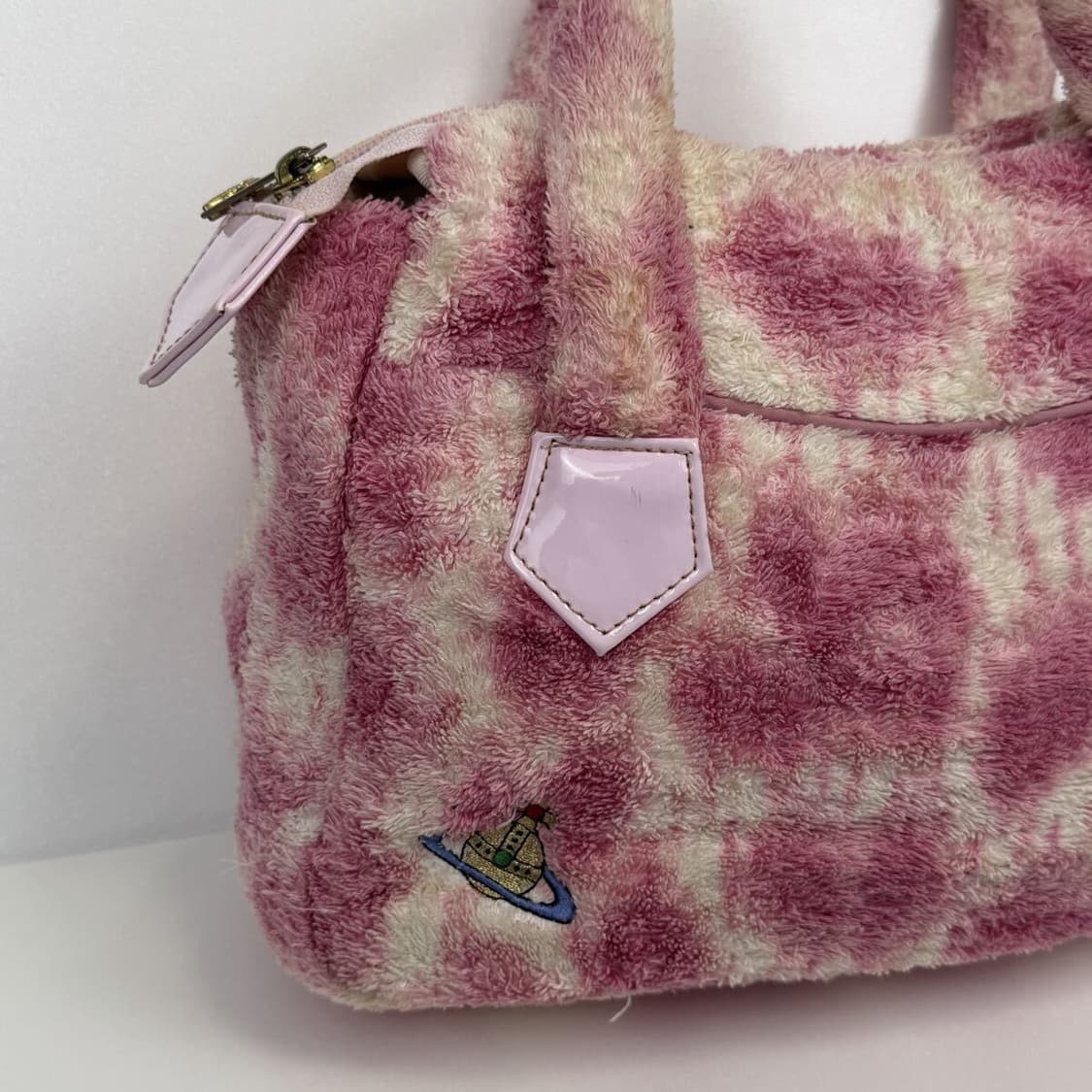 비비안 웨스트우드 핑크 레오파드 토트백 상품이미지3