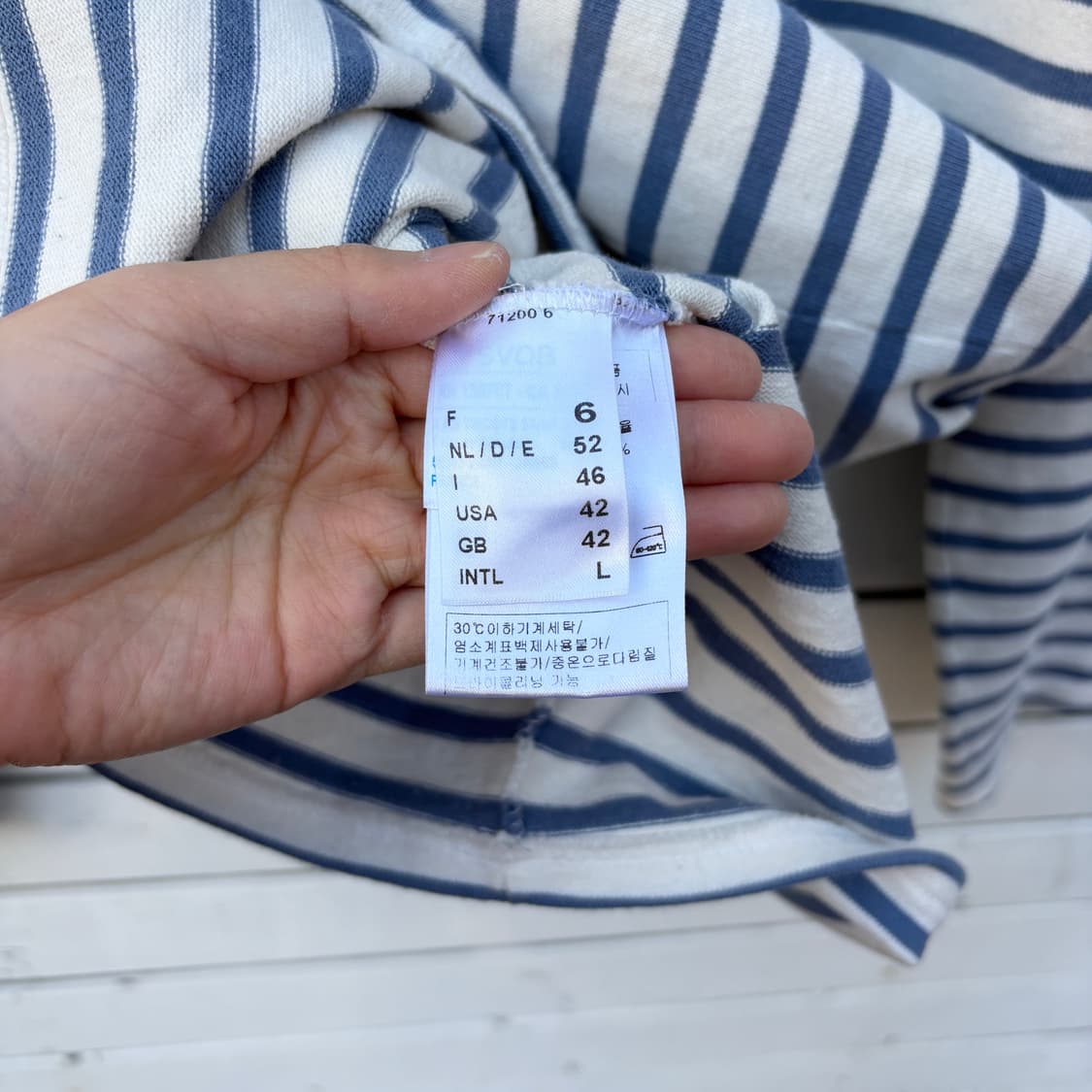 Saint James 세인트제임스 스트라이프 긴팔 티셔츠 상품이미지8