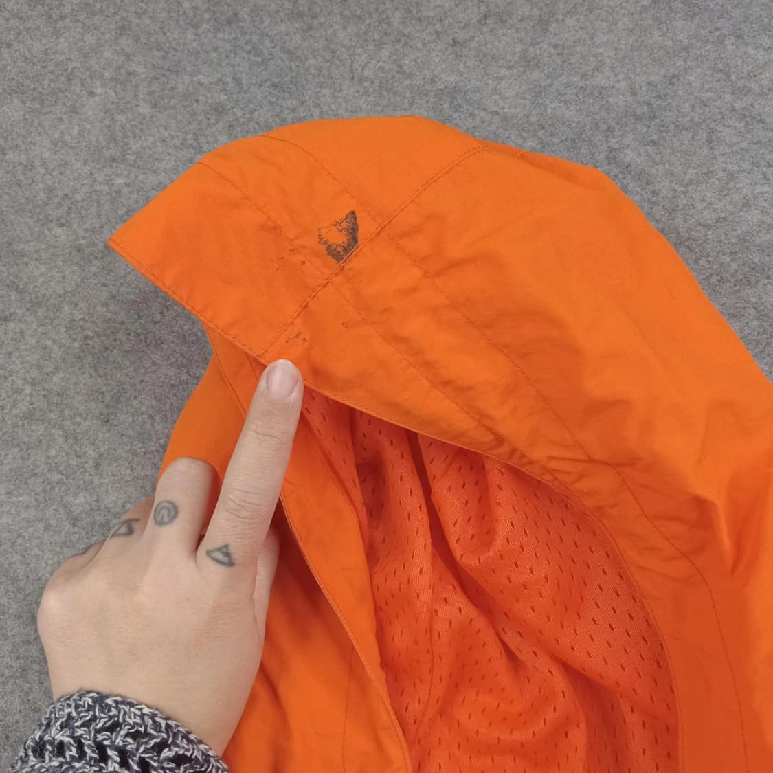 18SS 슈프림 리플렉티브 테이핑 후디드 풀오버 오렌지 상품이미지6