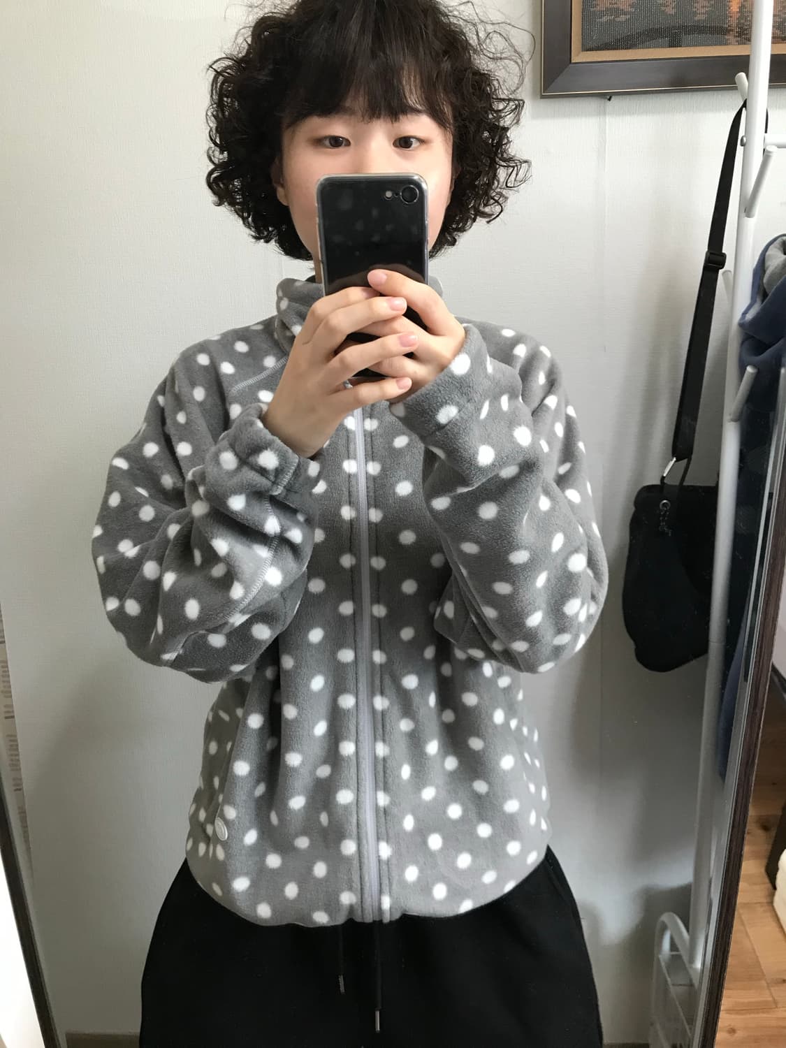 콜로신스 도트후리스집업 상품이미지2