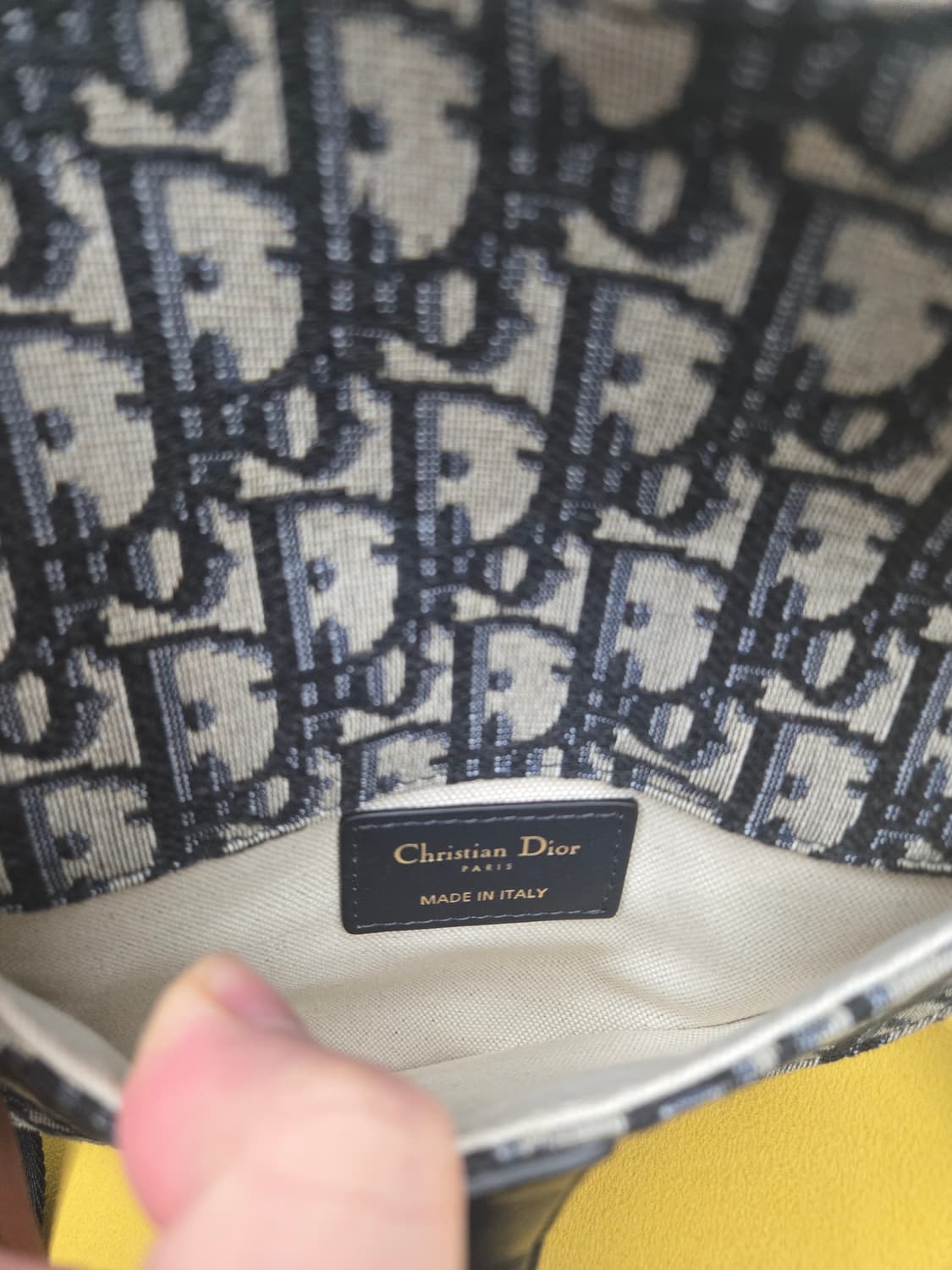 디올 오블리크 새들 벨트백 상품이미지8