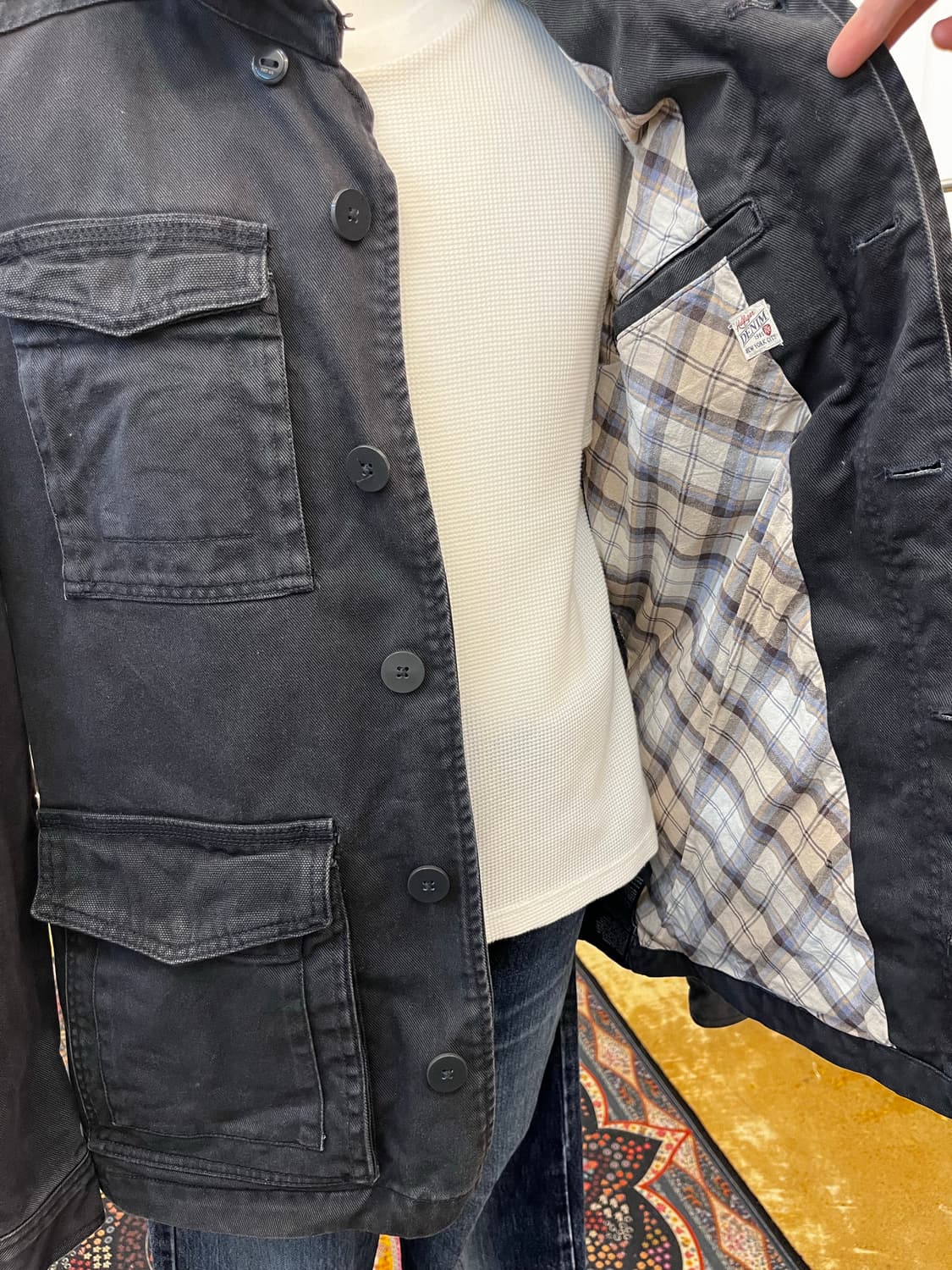 힐피거데님 헤비코튼 후드 사파리 자켓 상품이미지8