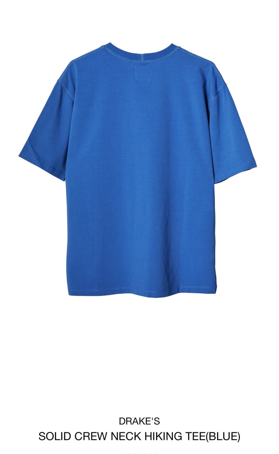 [L]드레익스 SOLID CREW NECK HIKING TEE(BLUE) 상품이미지2