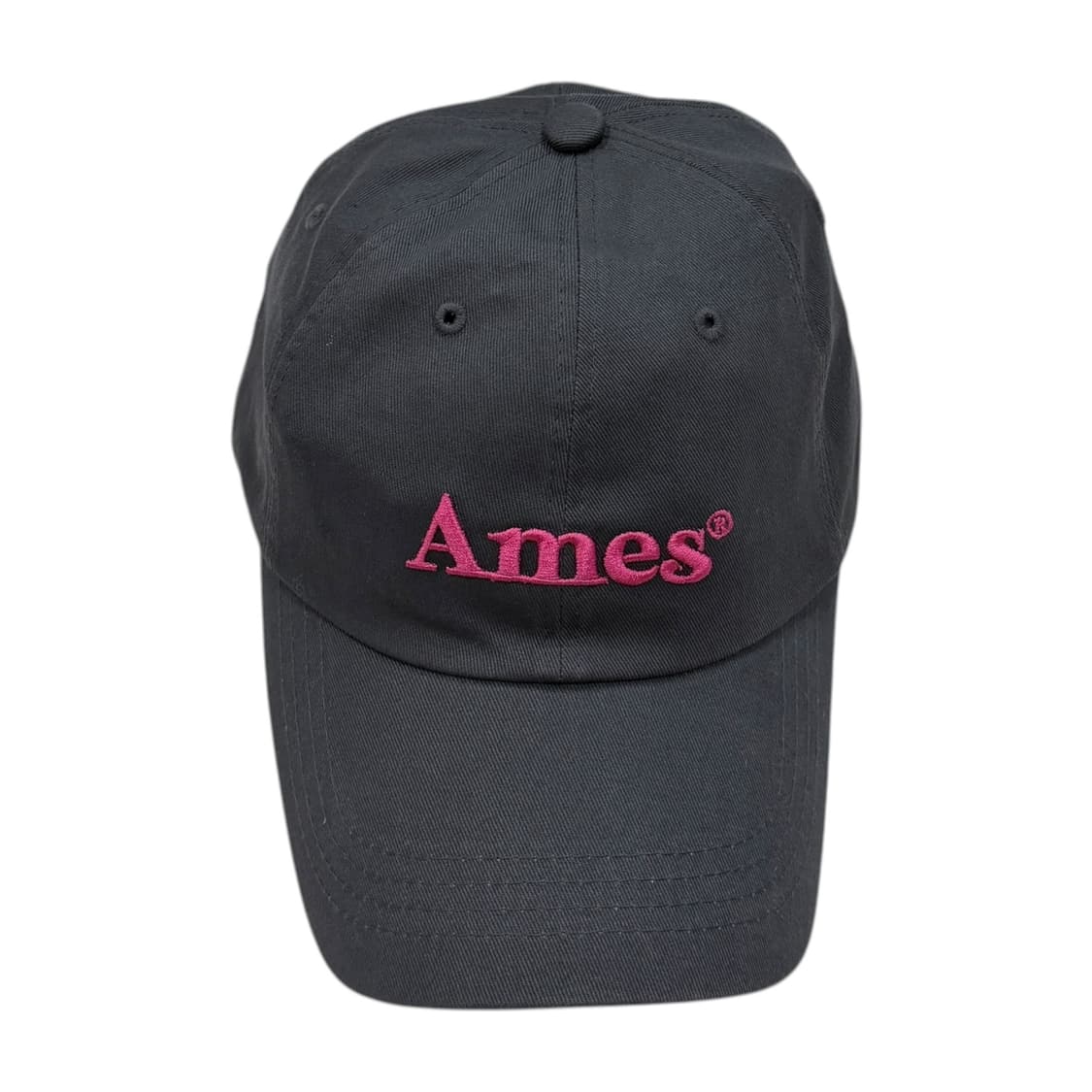 아메스 월드와이드 베이지 로고 볼캡 모자 차콜 그레이 상품이미지1