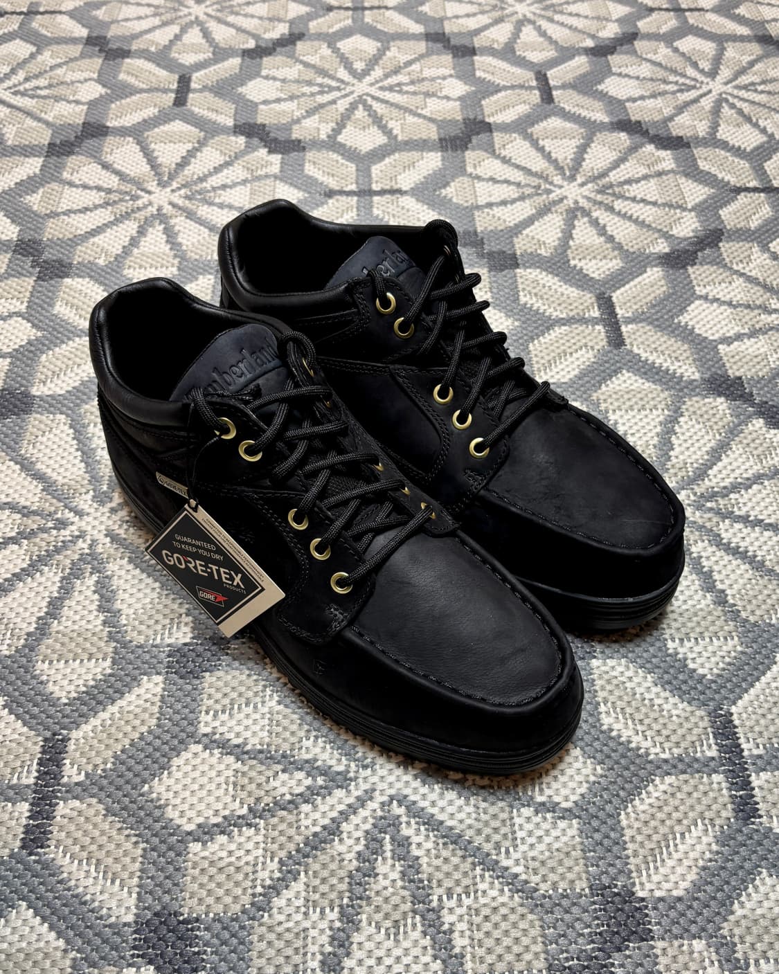 (280) 팀버랜드 헤리티지 미드 레이스 고어텍스 부츠 블랙 상품이미지1