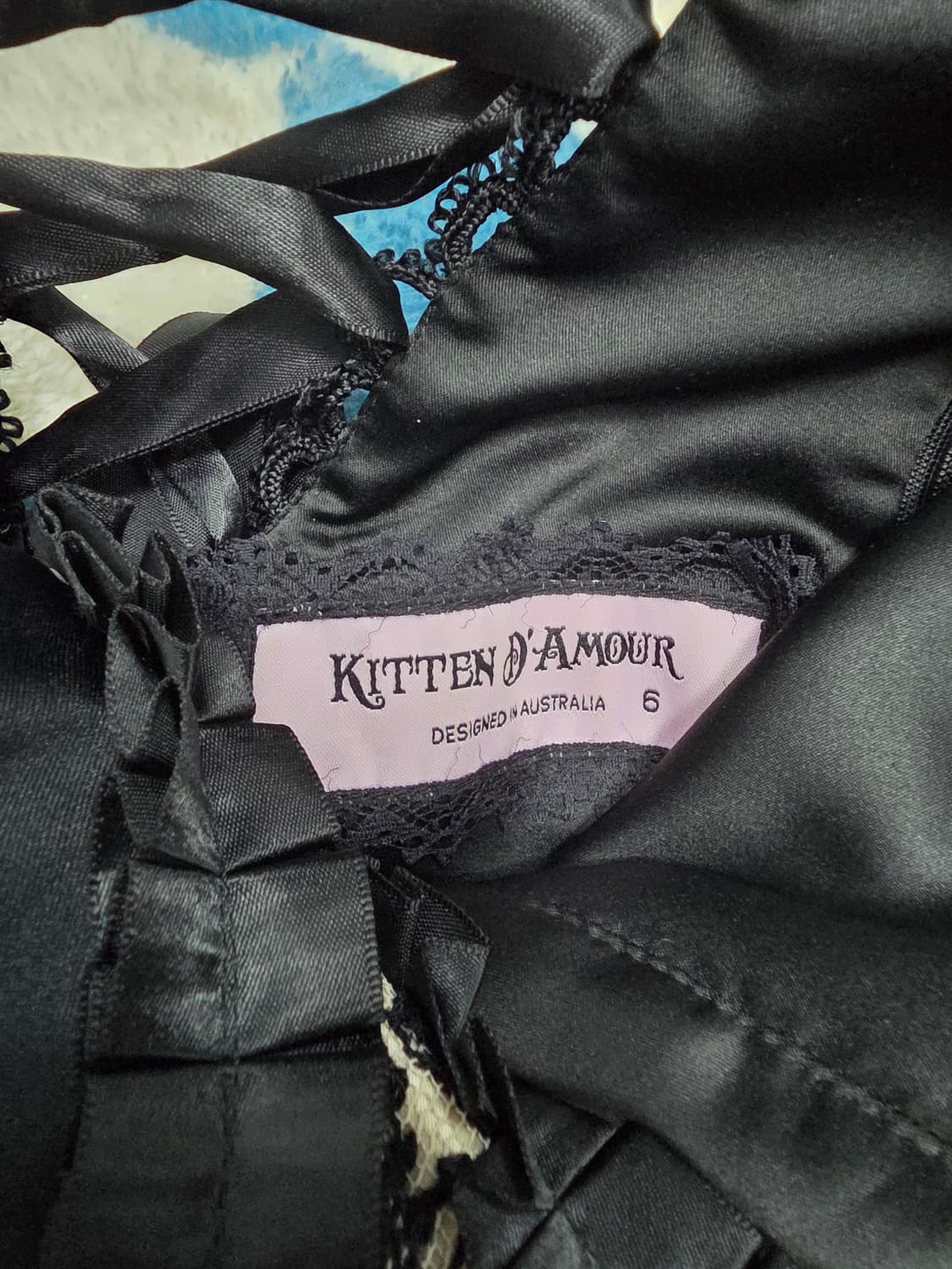 Kitten D'Amour 고딕 레이스업 튜튜 드레스 상품이미지5