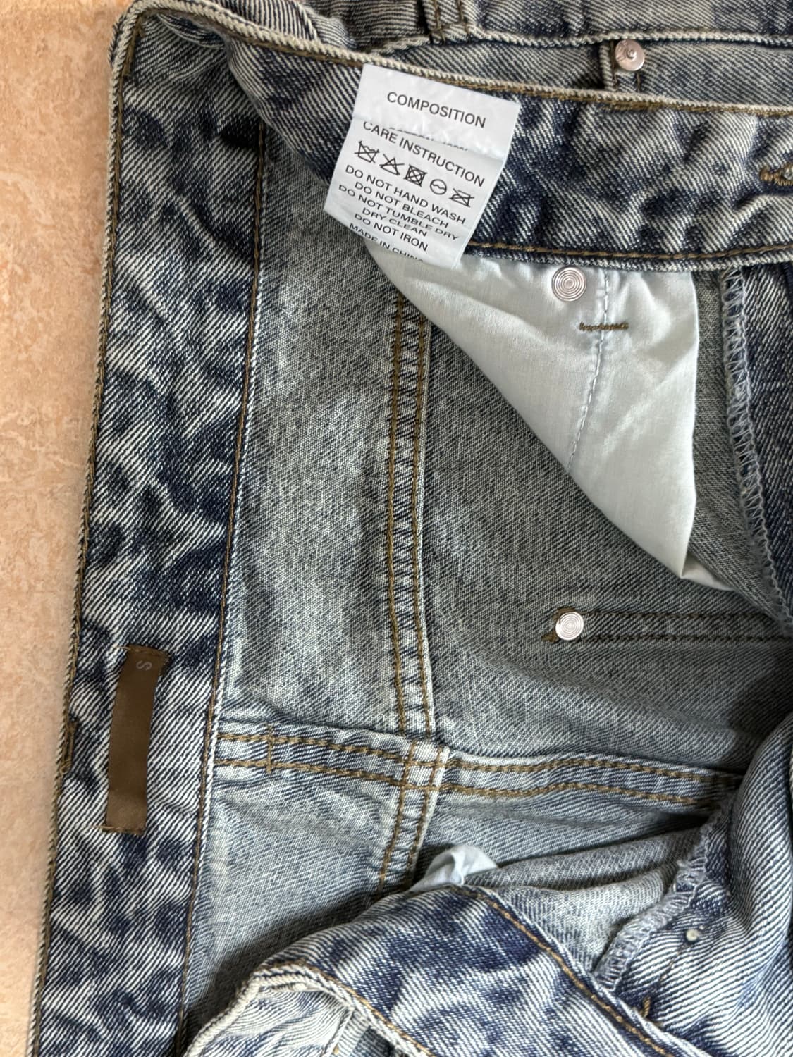 데프가먼츠 플레어진 데님 상품이미지3