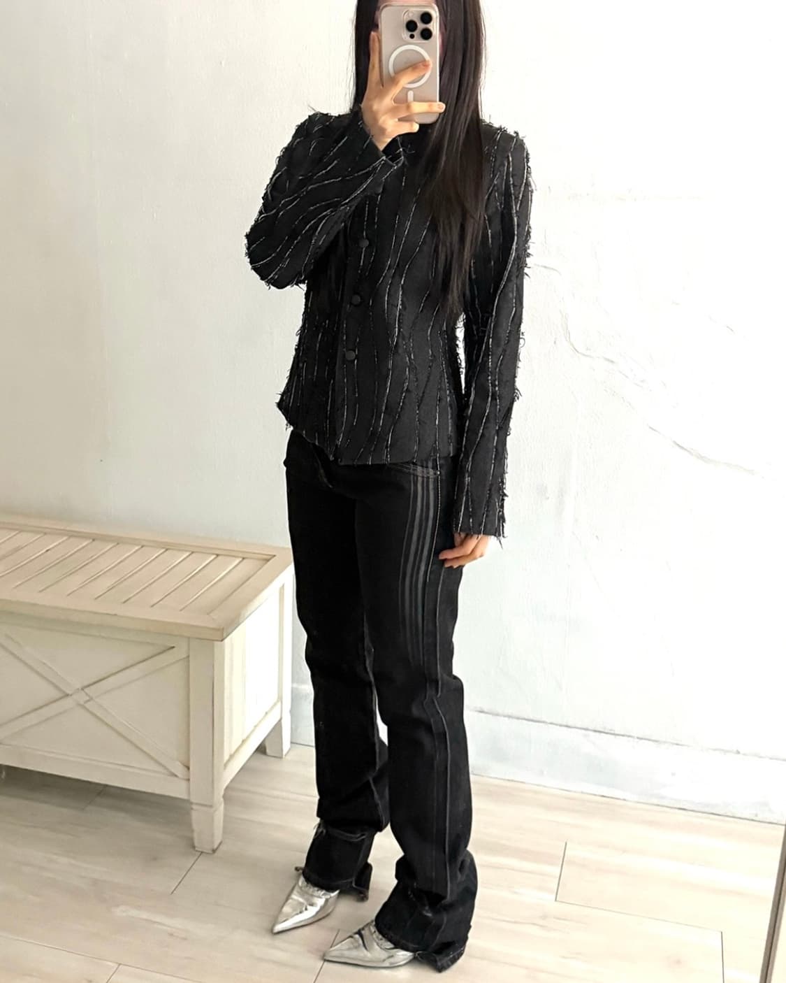 Fringe Detail Denim pants(Made in Italy) 상품이미지9