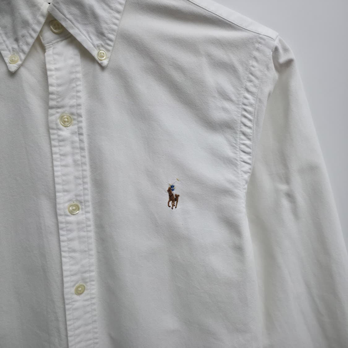 [XS] 폴로 랄프로렌 화이트 옥스포드 셔츠 상품이미지4