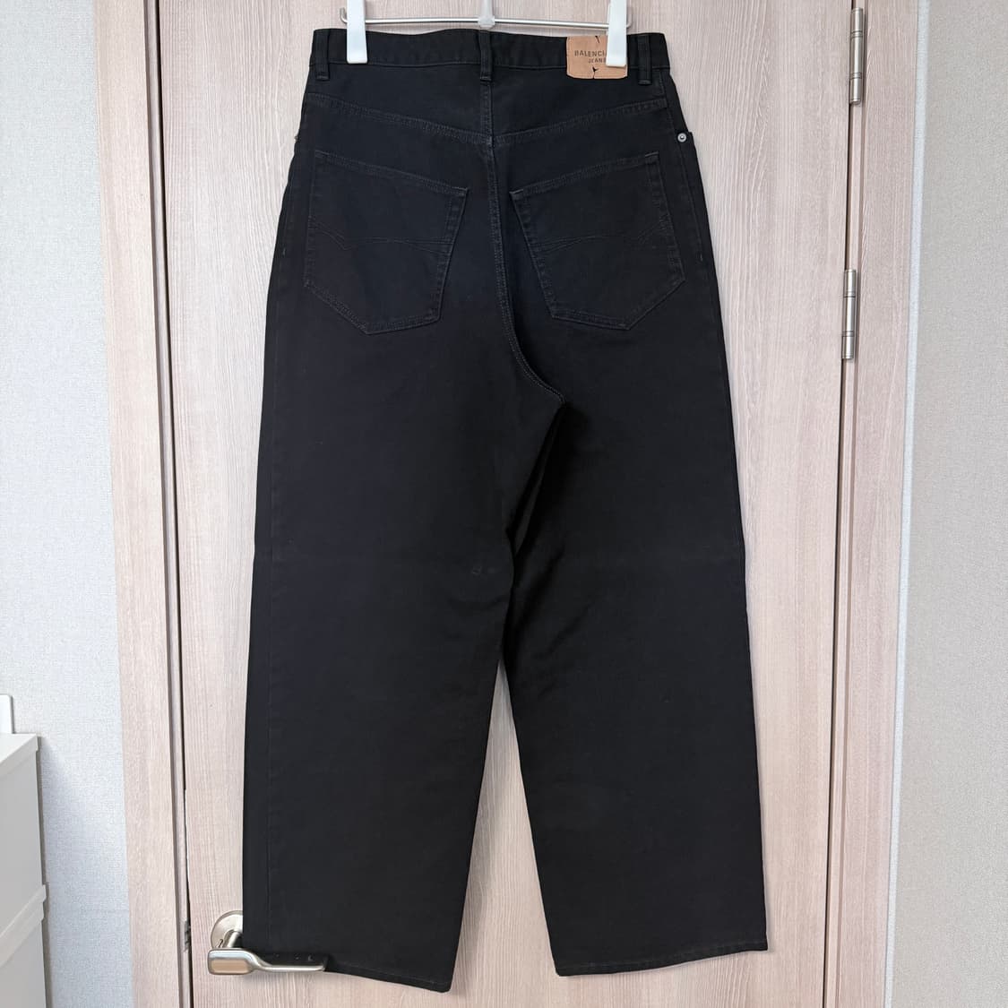 [S] 발렌시아가 배기 팬츠 블랙 상품이미지2