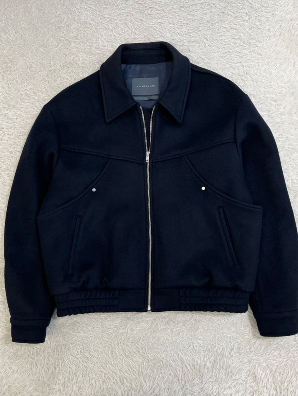 인템포무드 오프닝 포켓 블루종 자켓/#3348 상품이미지1