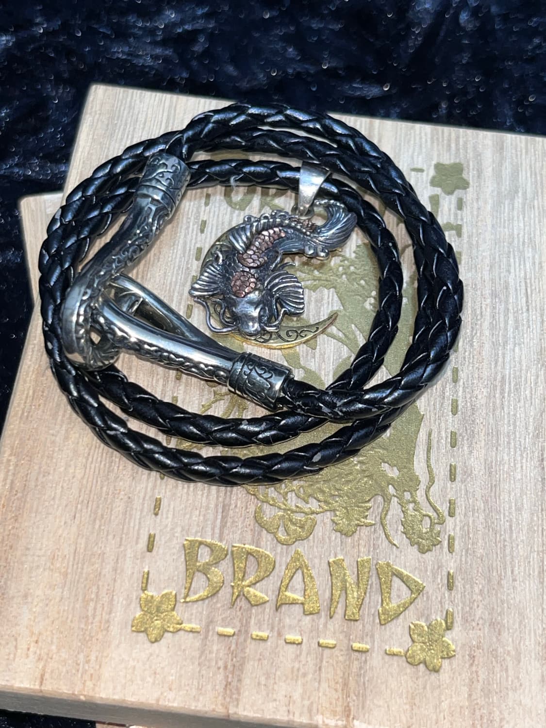 Oriental vibrations 잉어 오리엔탈 목걸이 925 실버 상품이미지1