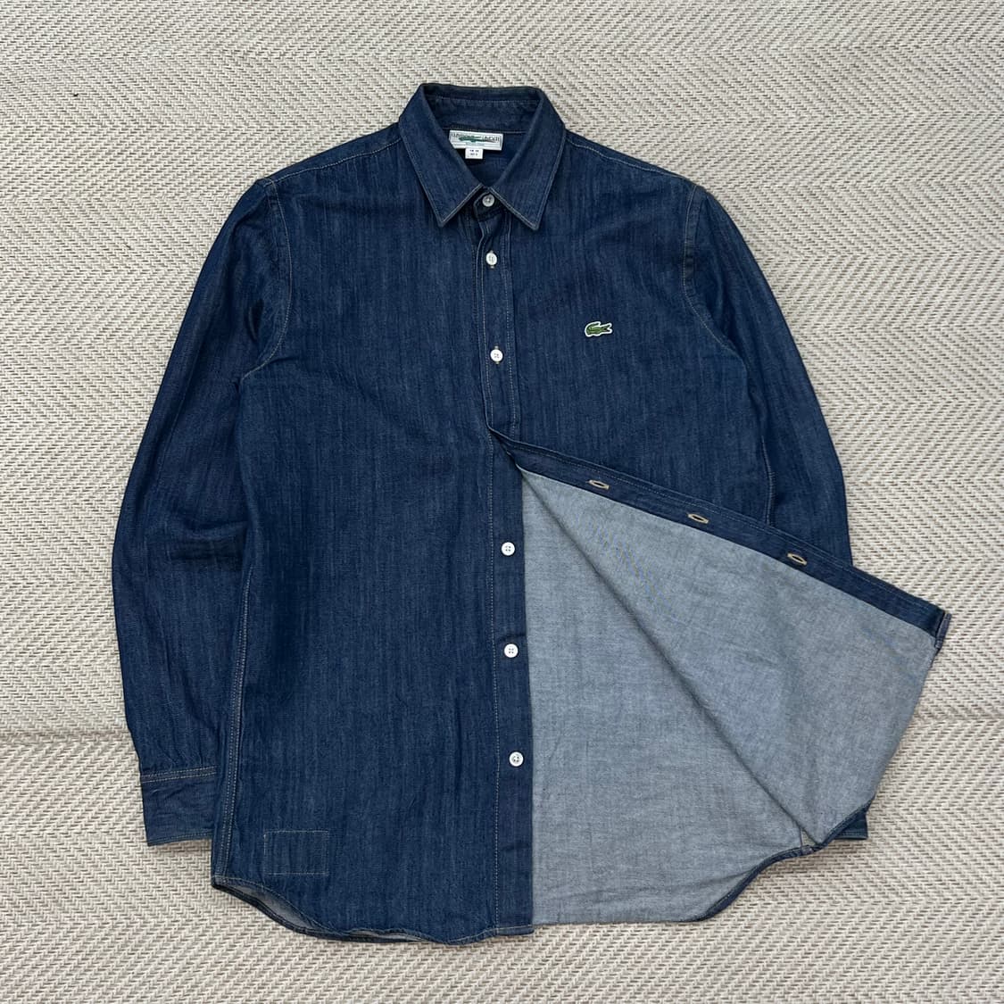라코스테 로고 데님셔츠 r3023 상품이미지3