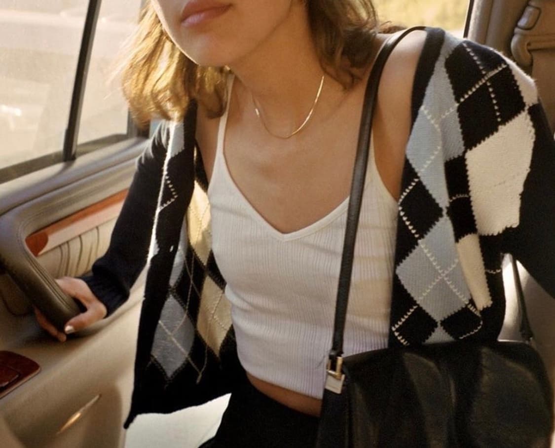 브랜디멜빌 아가일가디건/체크스커트 상품이미지6