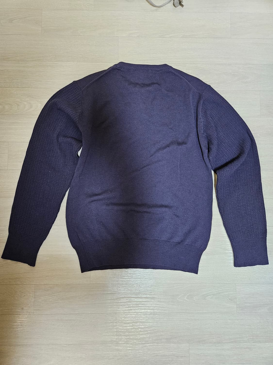 요지먀마모토 Y's for men 라운드 넥 울 니트 블루 상품이미지2