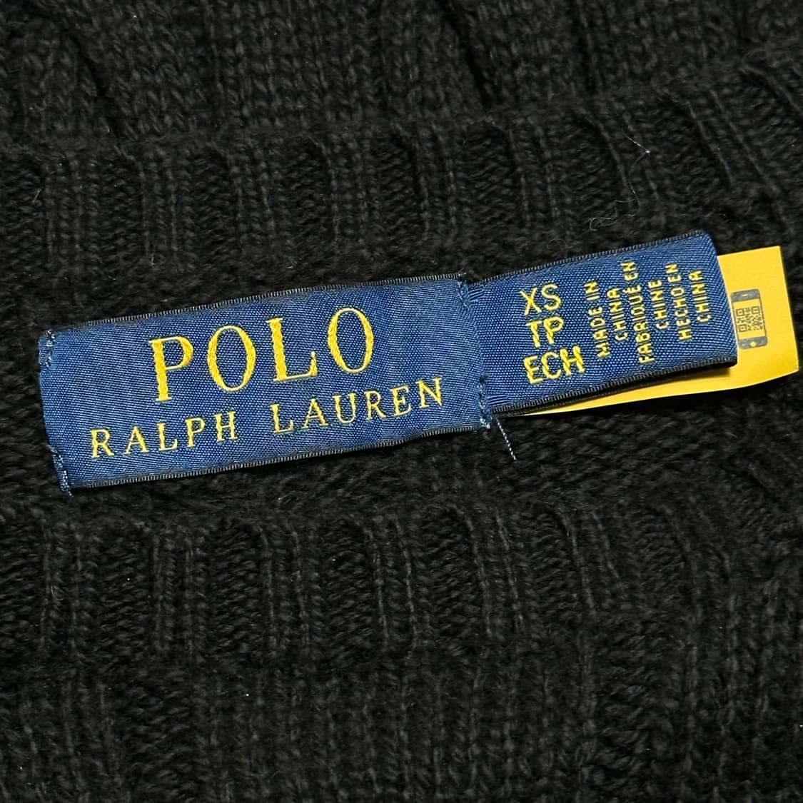 폴로랄프로렌 블랙 꽈배기 니트 상품이미지4