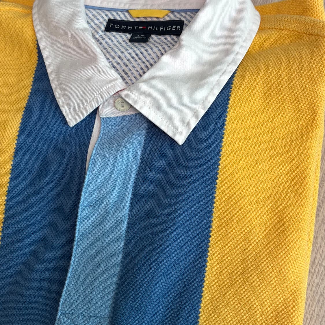 (L)타미힐피거 피케폴로 긴팔티셔츠 상품이미지8