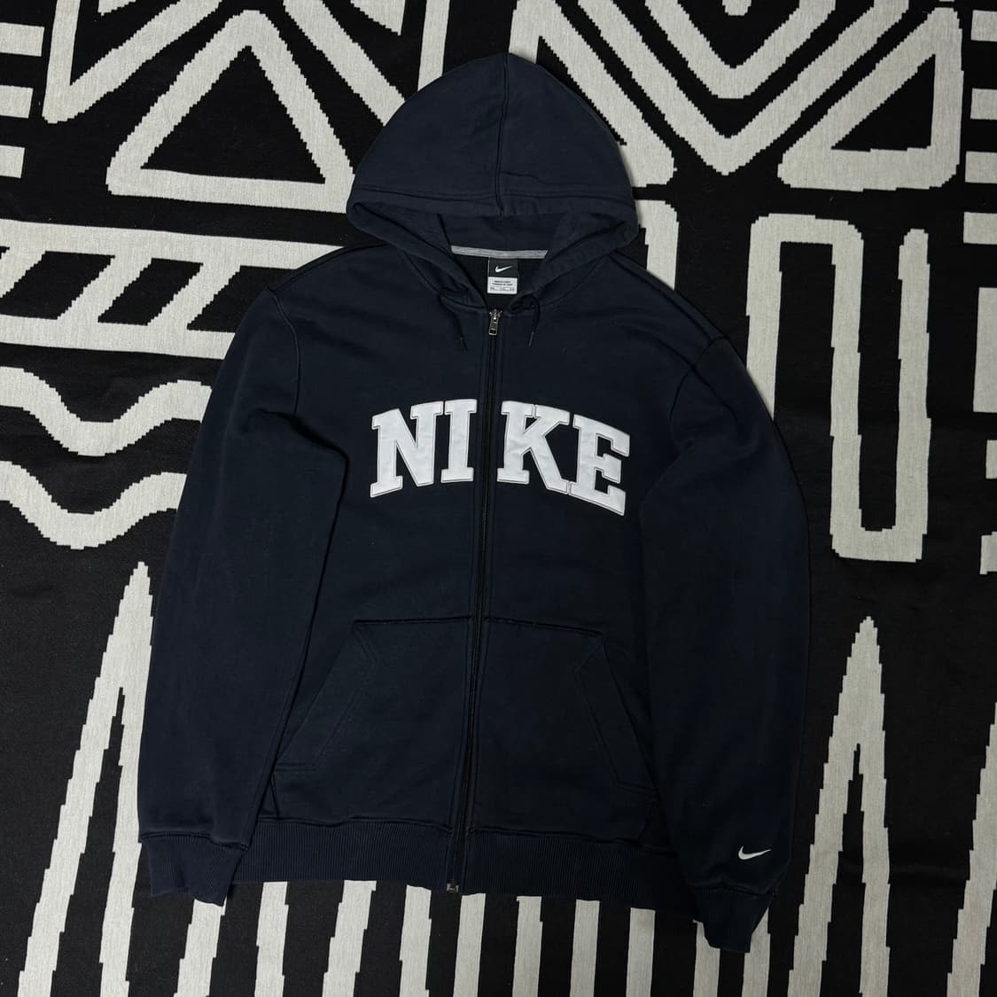 나이키 올드스쿨 빅로고 스우시 후드집업 XXL 상품이미지1