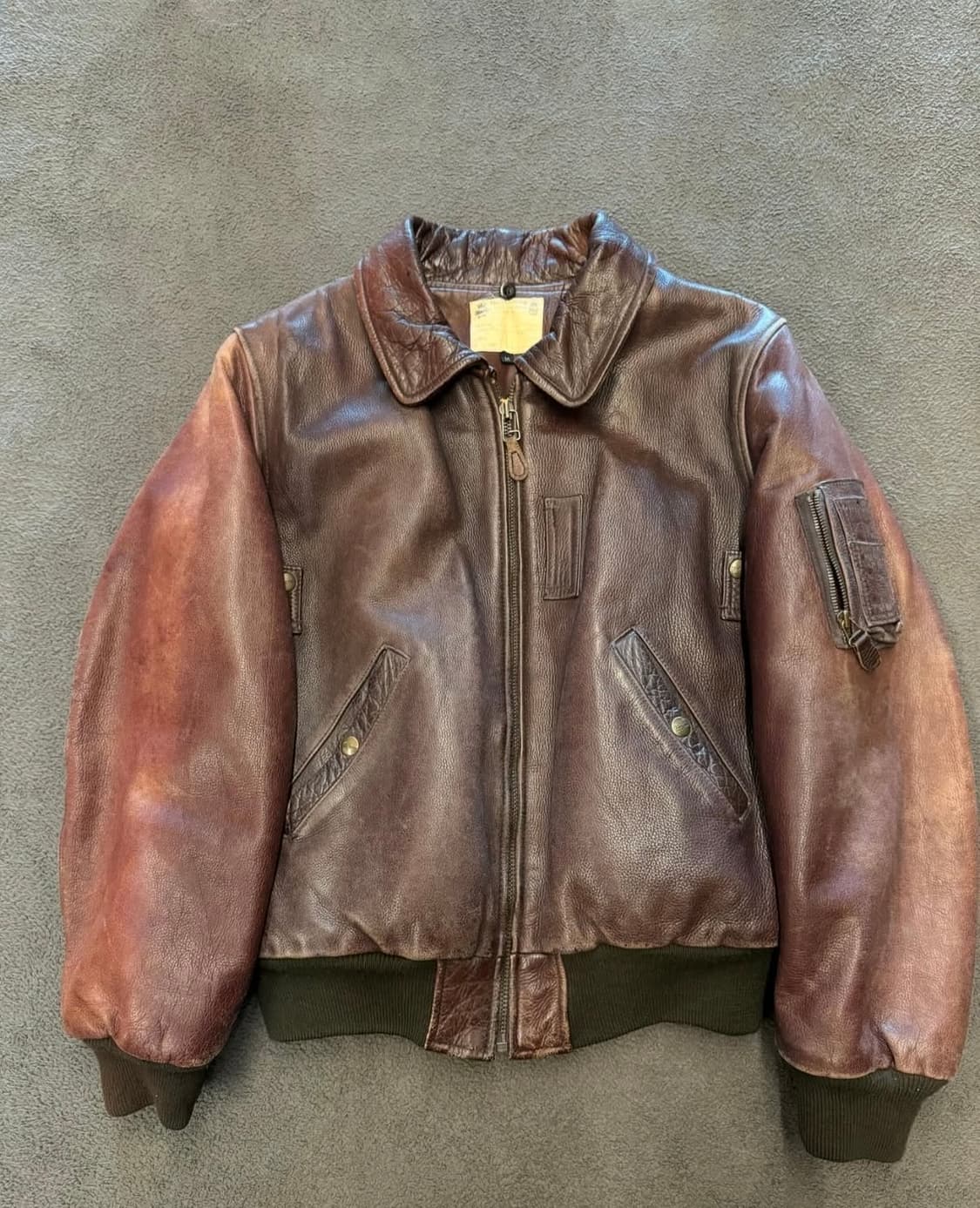 찰스 쉐비뇽 80s 리얼 가죽 자켓 상품이미지1