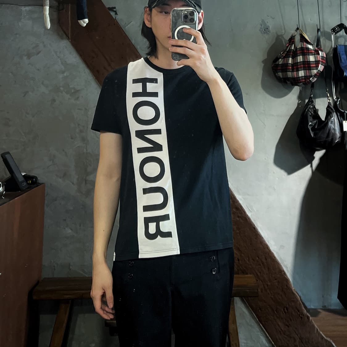 알렉산더 맥퀸 HONOUR 프린팅 반팔 상품이미지2