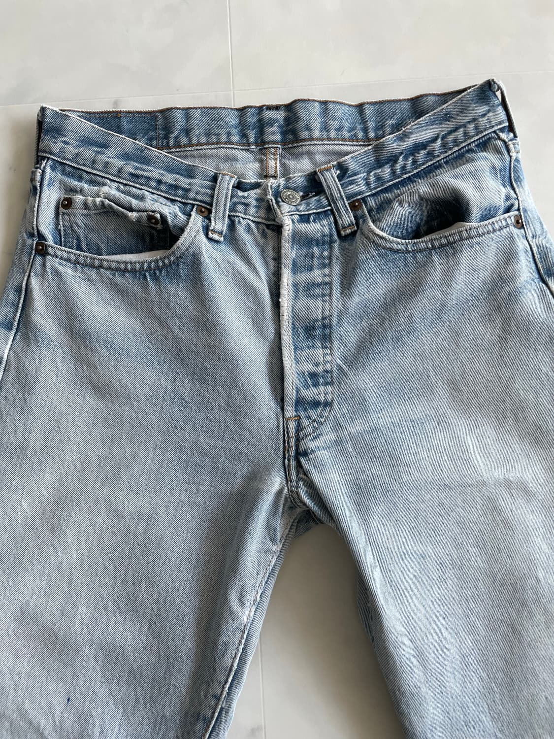 80s USA 빈티지 리바이스 501 66후기 셀비지 상품이미지2