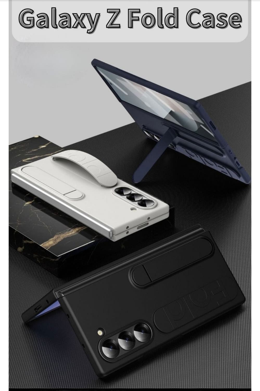 갤력시 제트폴드7 그립 스트랩 스탠드 케이스 상품이미지2