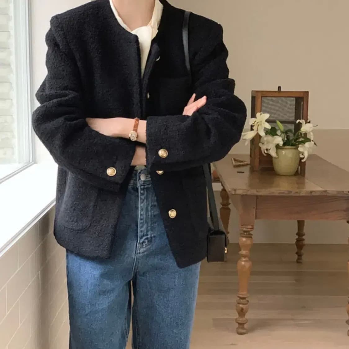 메리어라운드 로든 골디 트위드 자켓 상품이미지2