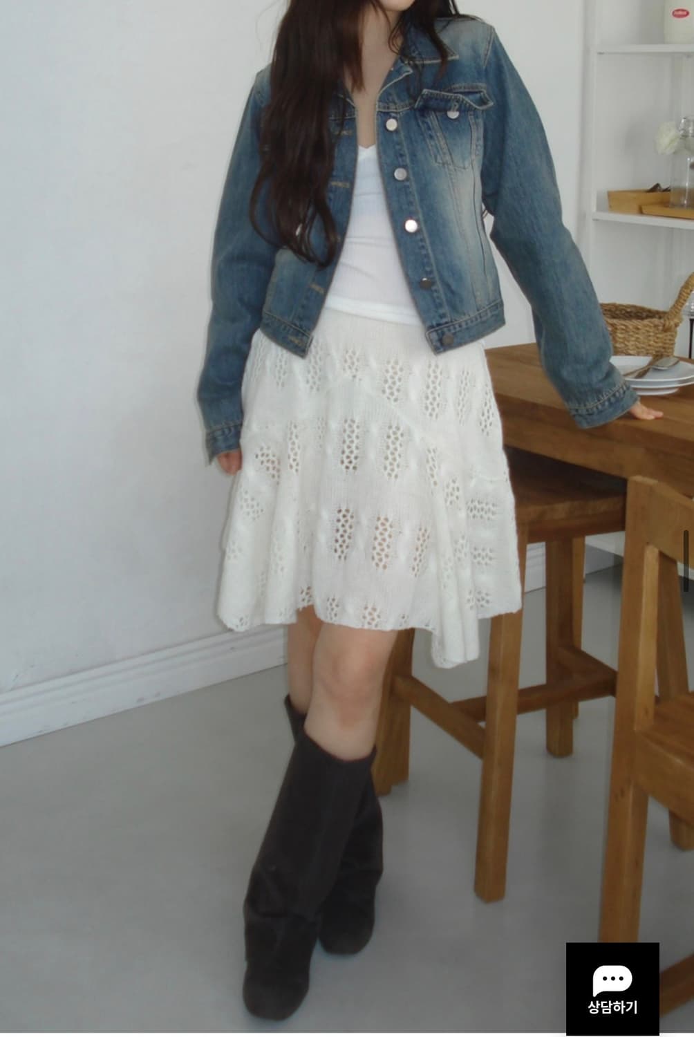bohem knit skirt 상품이미지1