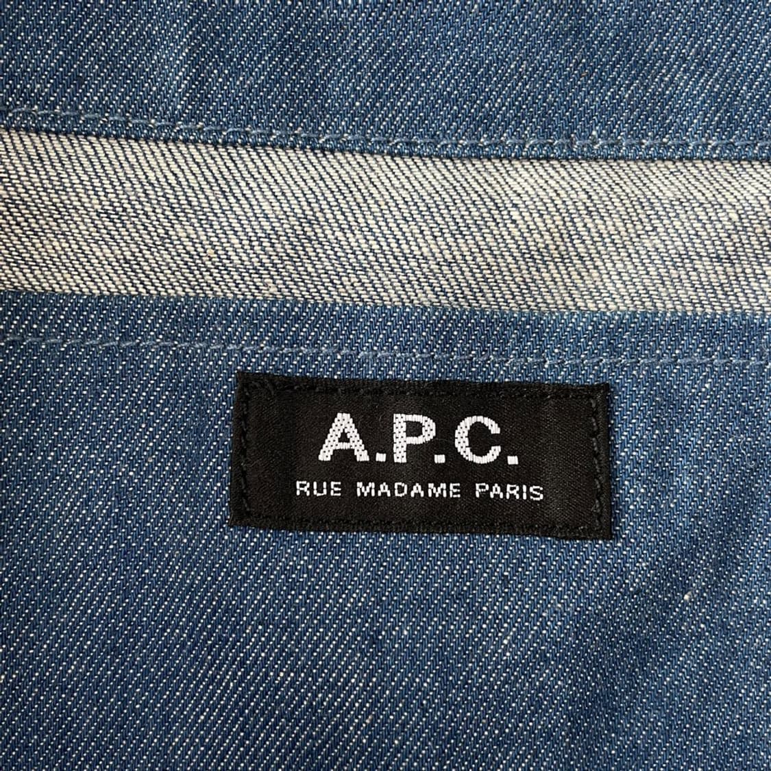 APC 아페쎄 데님 에코백 도트백 가방 상품이미지5