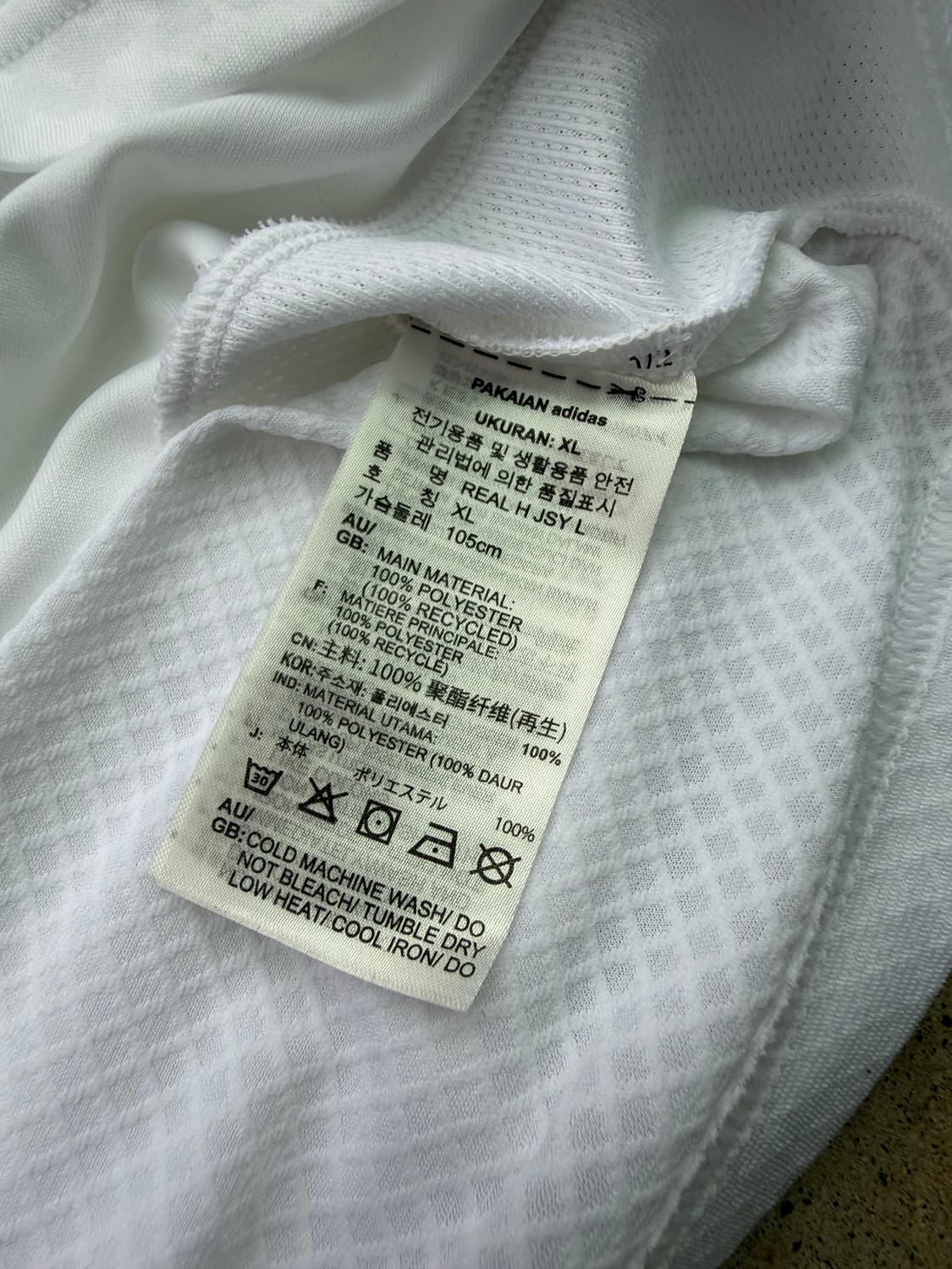 Adidas 레알마드리드 24-25 시즌 긴팔 홈 유니폼 상품이미지5