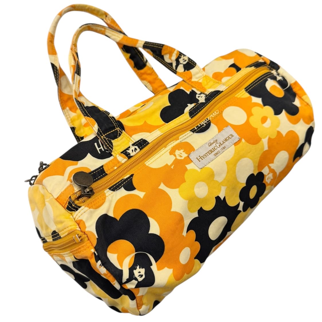 히스테릭글래머 플라워 보스턴백 옐로우 상품이미지5