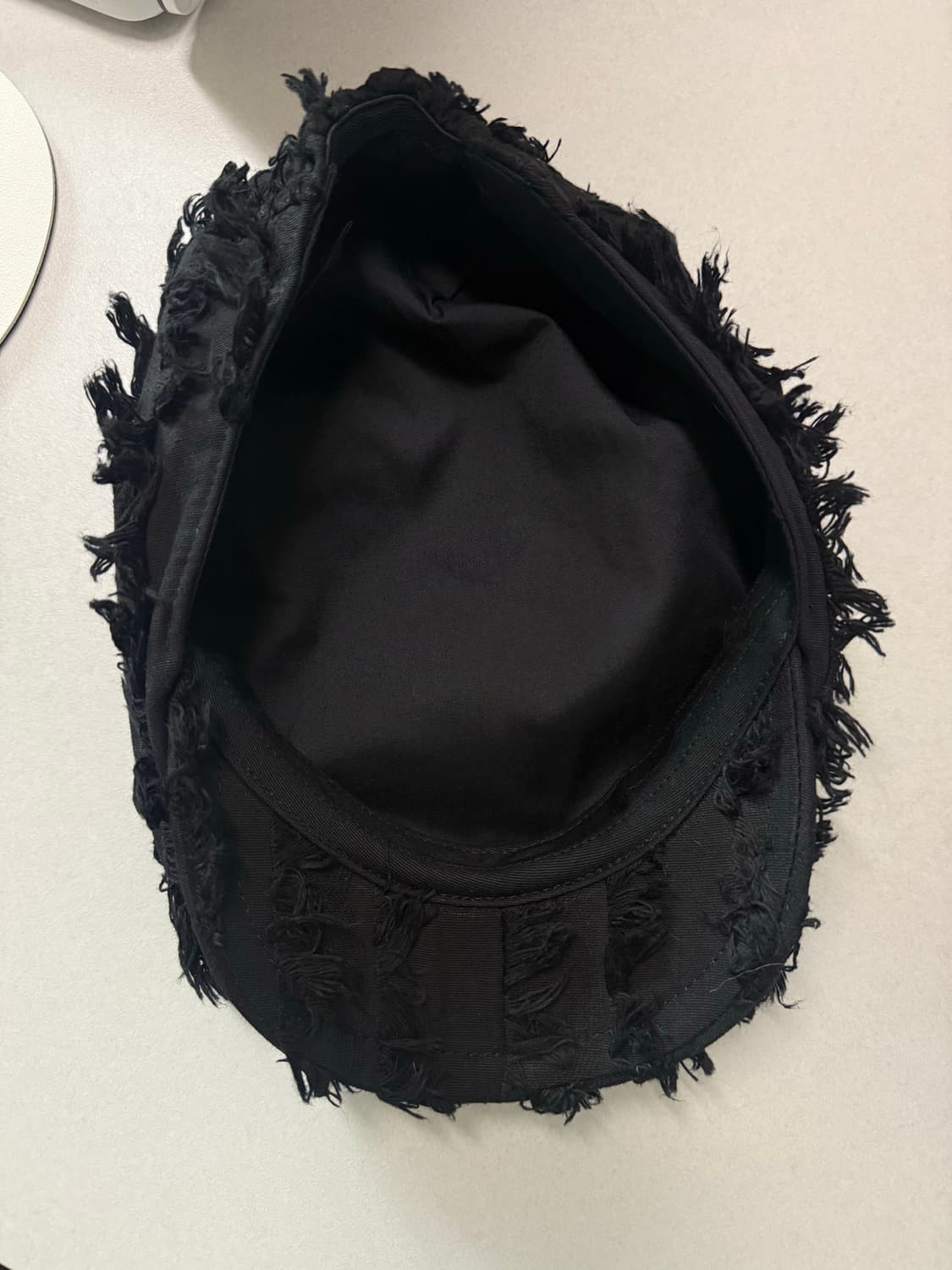 어썸니즈 모자>  CLASSIC HUNTING CAP_WAVE BLACK 상품이미지6