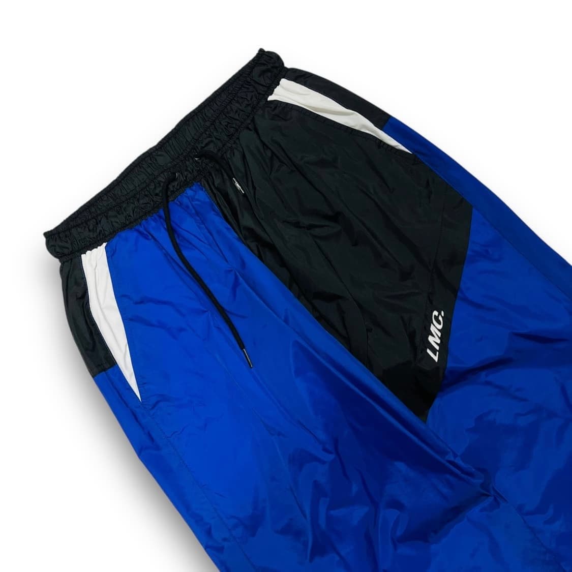LMC 블루 나일론 우븐 스트릿 민트급 트랙 팬츠 상품이미지2