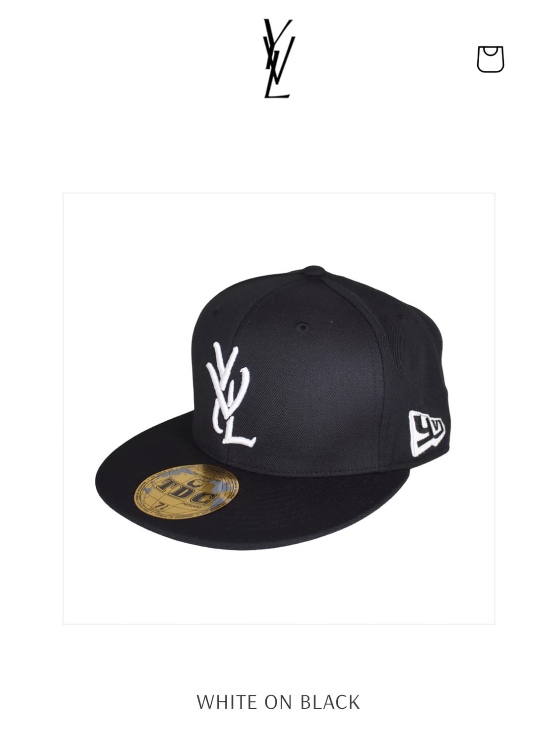 오피움 YVL 모자 white on black 7 5/8 상품이미지1