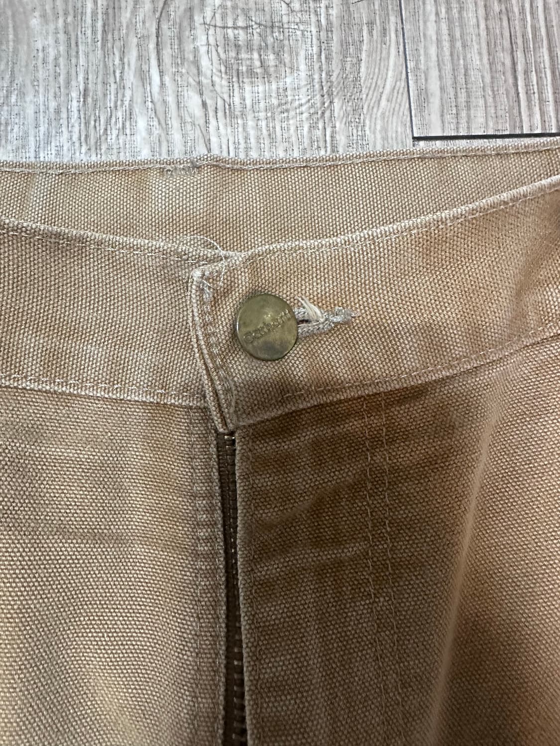 빈티지 칼하트 더블니 카펜터 팬츠 샌드 34 상품이미지2