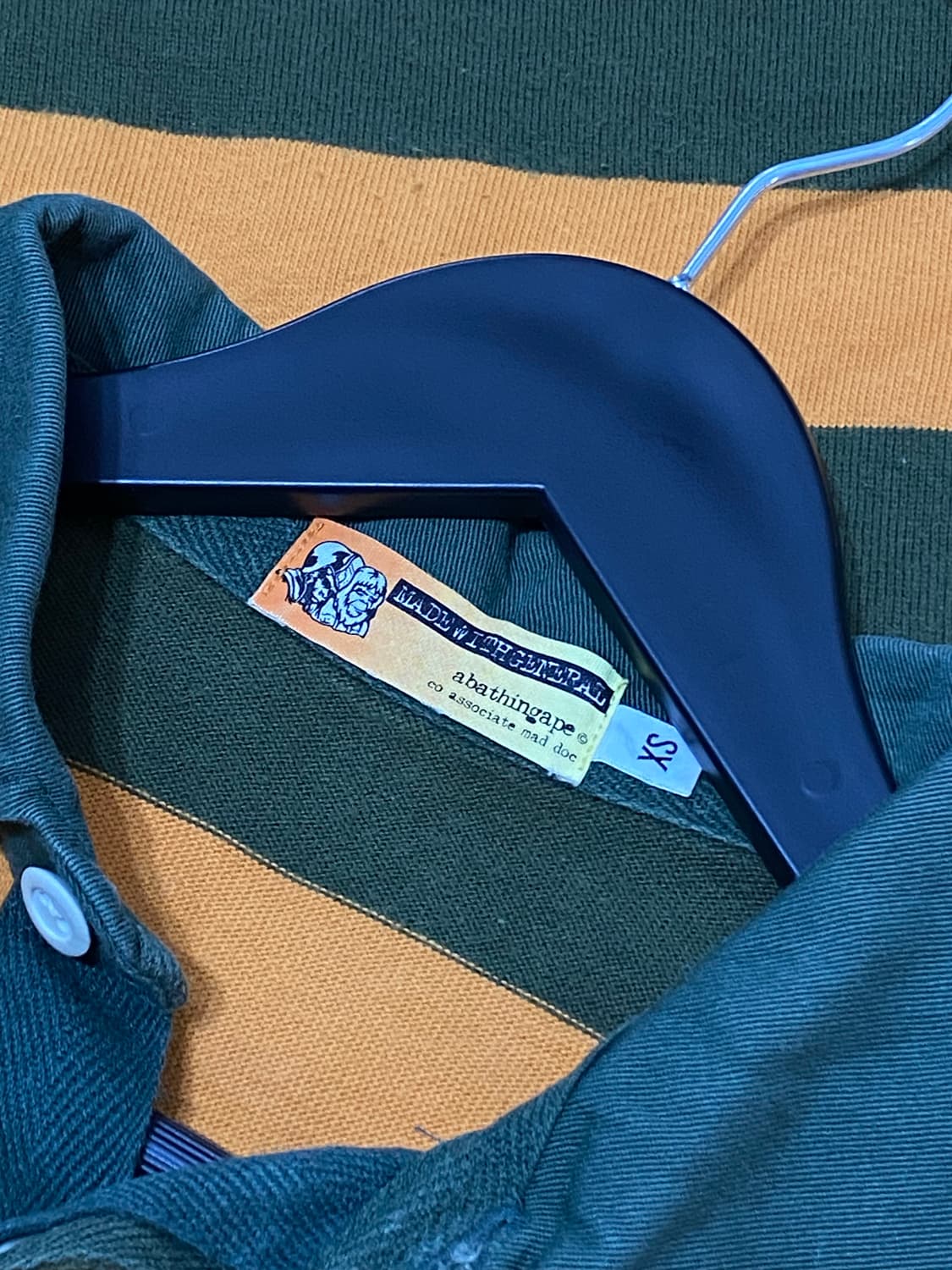 Bape 로고패치 스트라이프 반팔티셔츠 상품이미지7