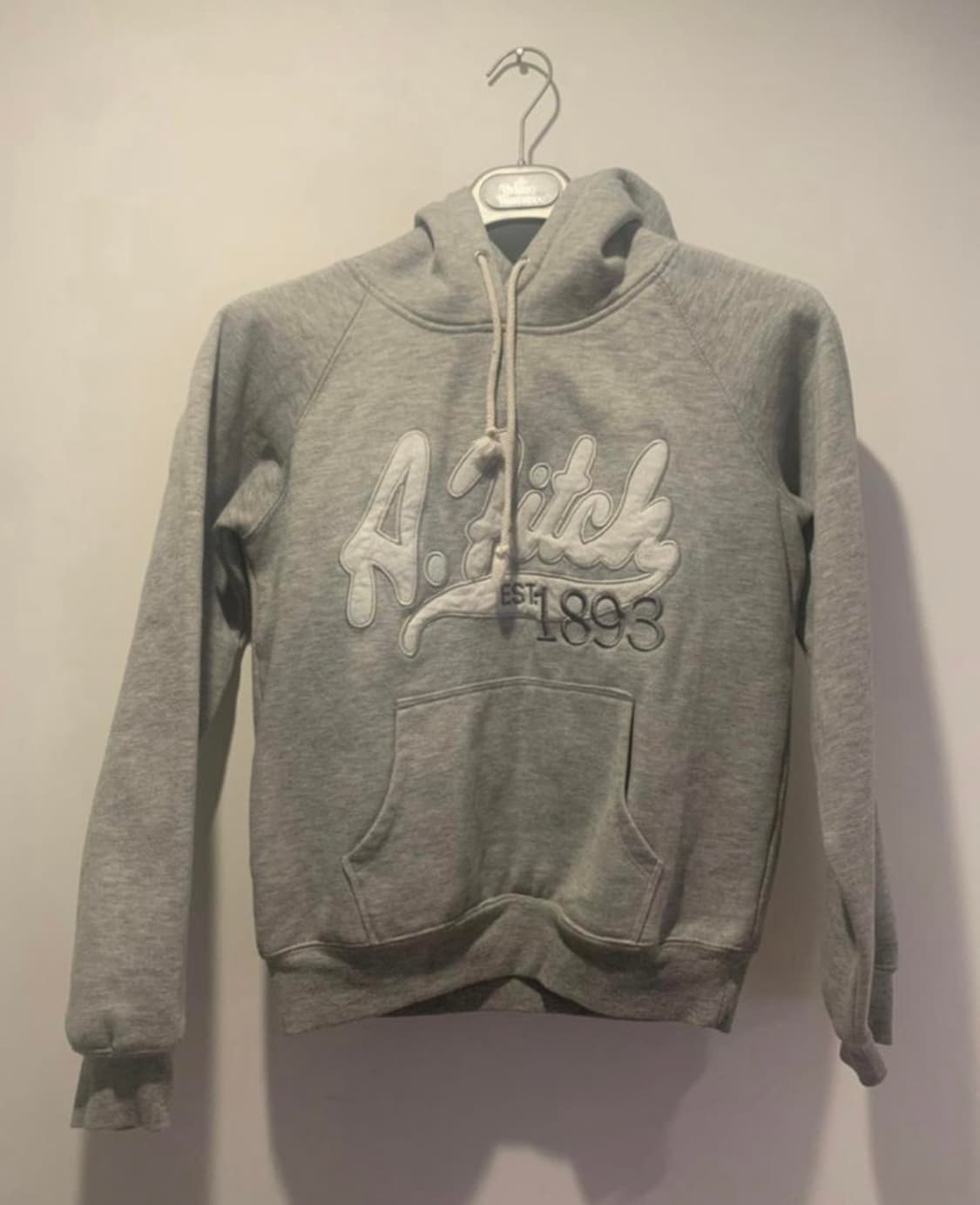 [L] 아메리칸아웃피터스 그레이 기모 후드 상품이미지1