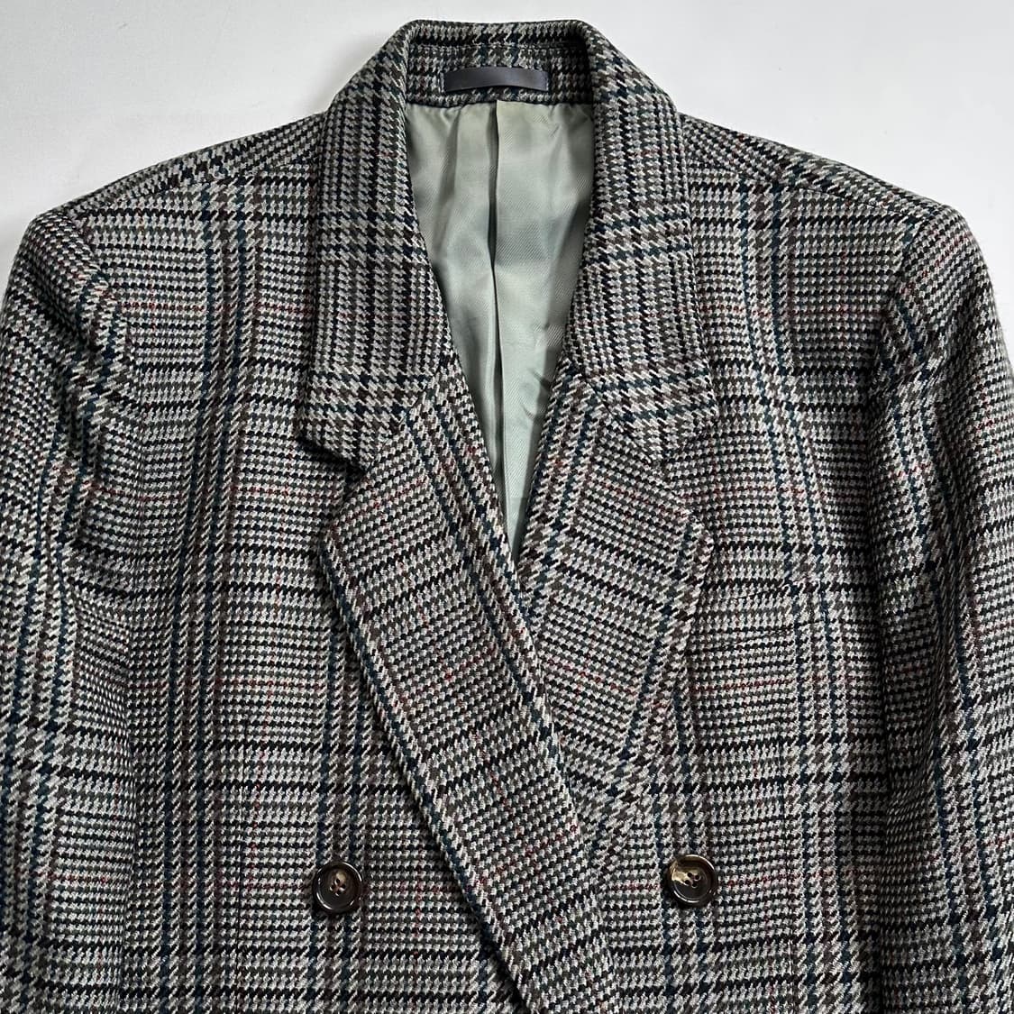 버버리 하운드체크 더블 블레이저 상품이미지2