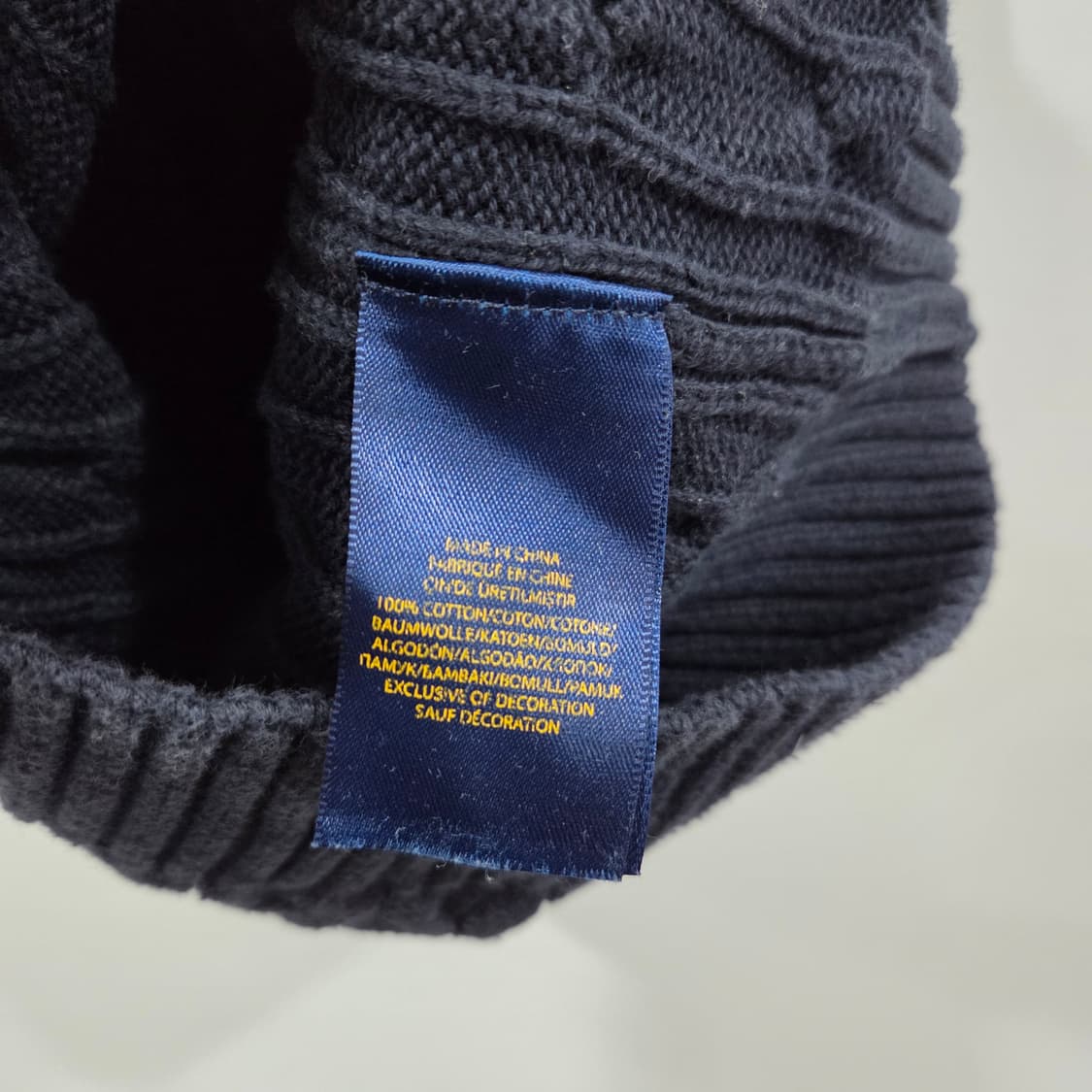 폴로랄프로렌 키즈 케이블 니트 베스트 S(8) 상품이미지4