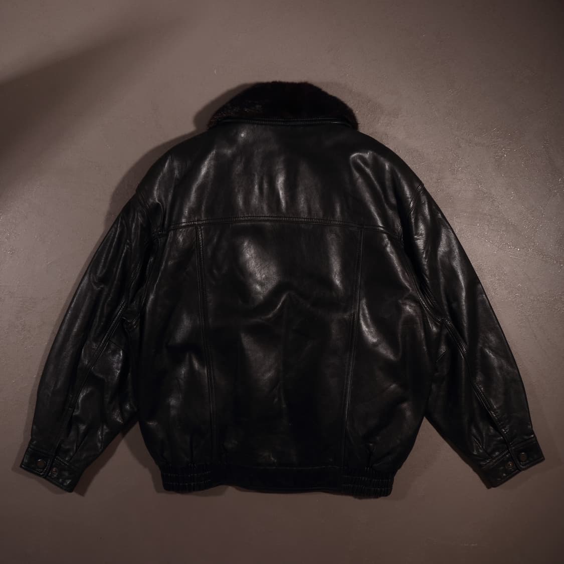 90s 빈티지 레더 봄버자켓 상품이미지5