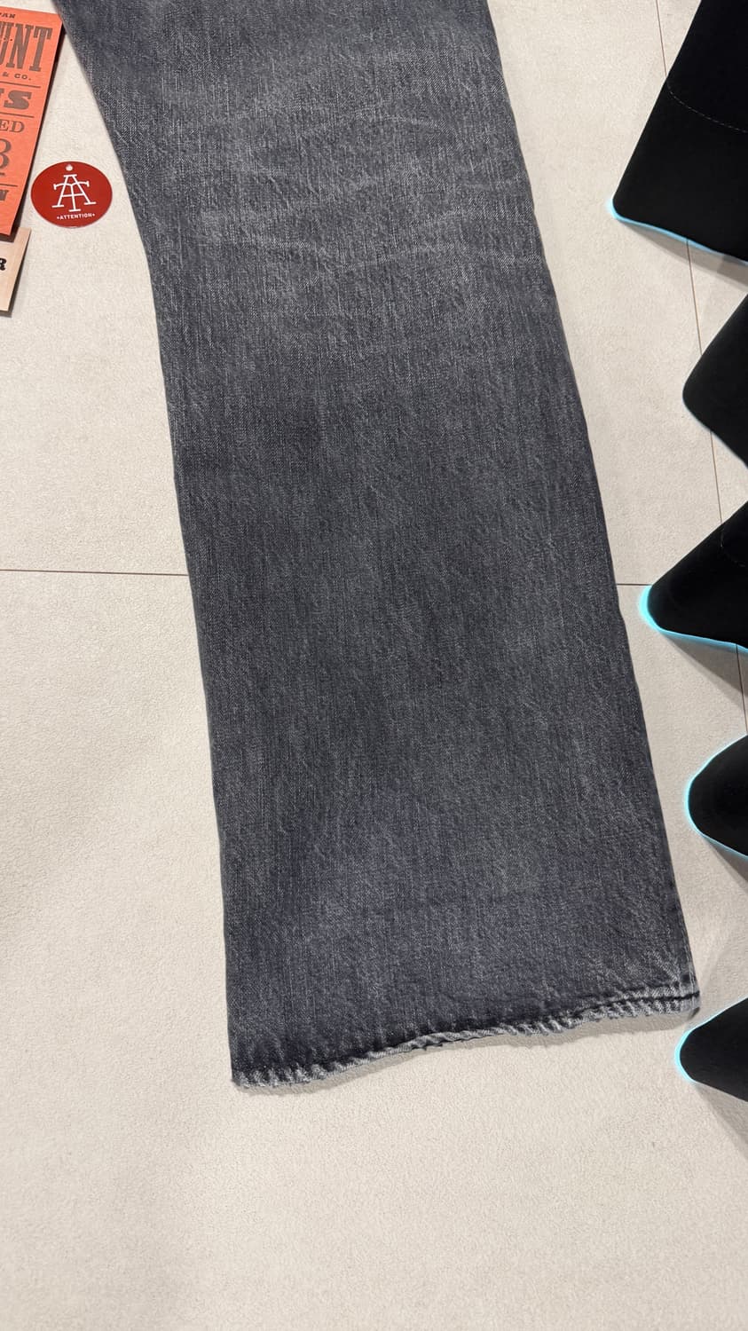 풀카운트 0105BK 다트포드 블랙 데님 36 상품이미지8