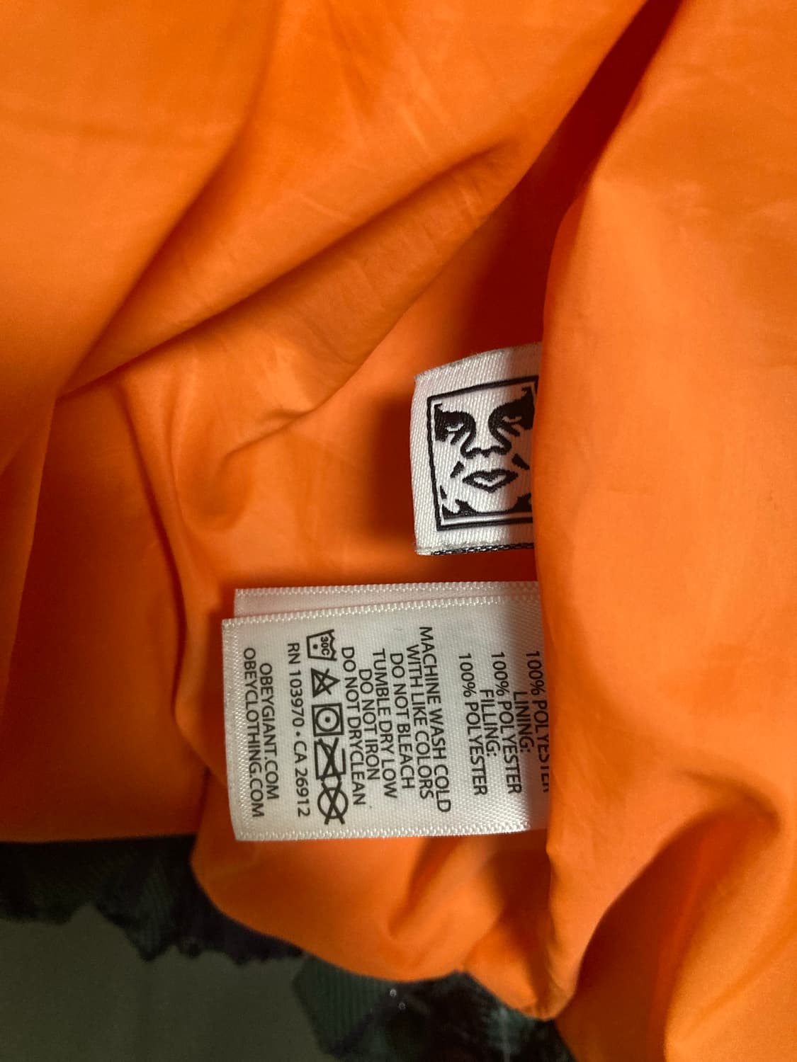 Obey 체크 패딩 상품이미지4