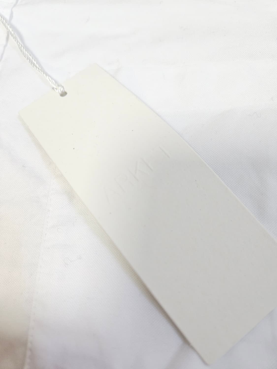 아르켓 ARKET 옥스포트 셔츠 화이트 레귤러핏 50 (새상품) 상품이미지4