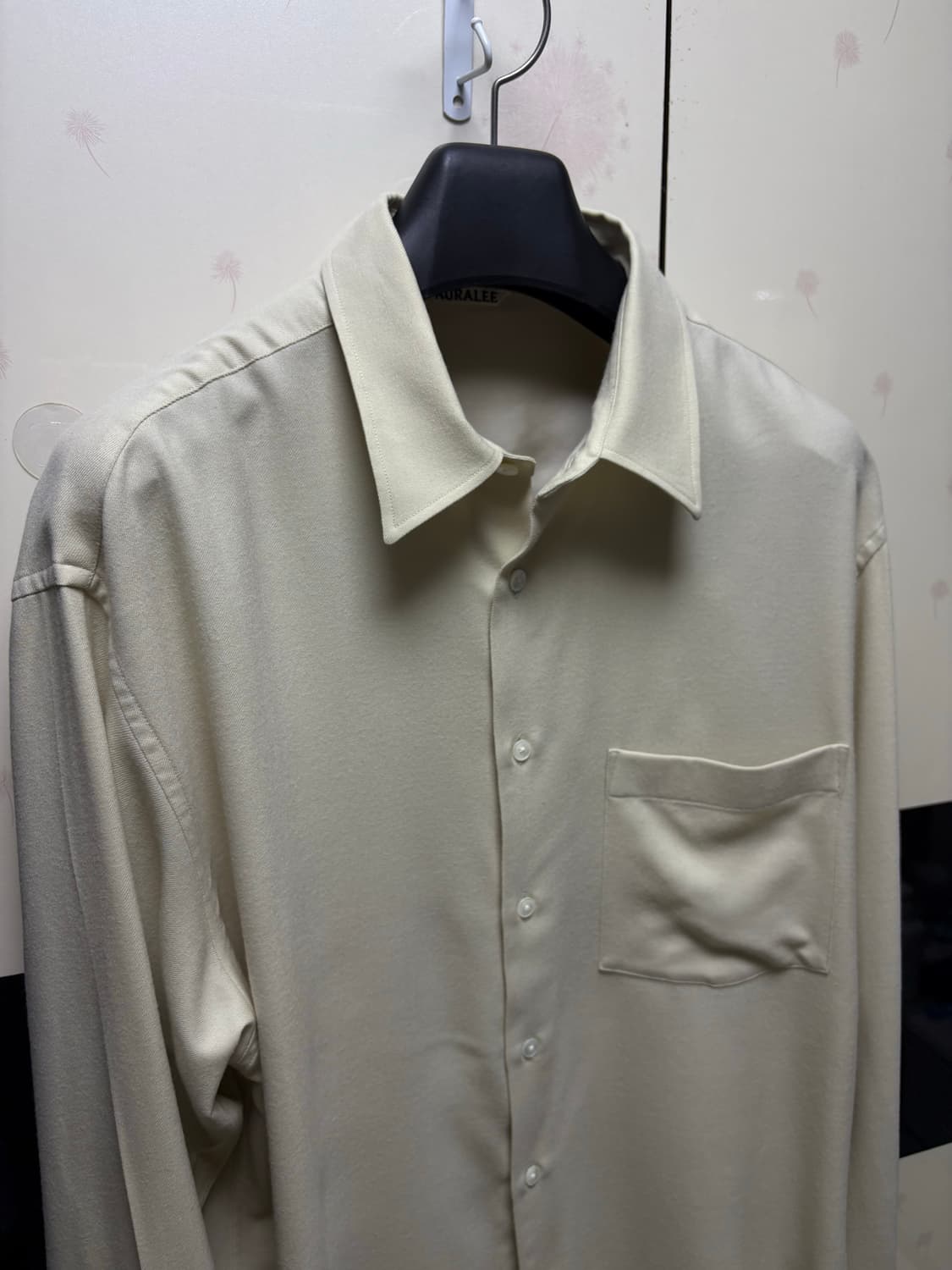 [5] 오라리 슈퍼 라이트 울 셔츠 아이보리 상품이미지2