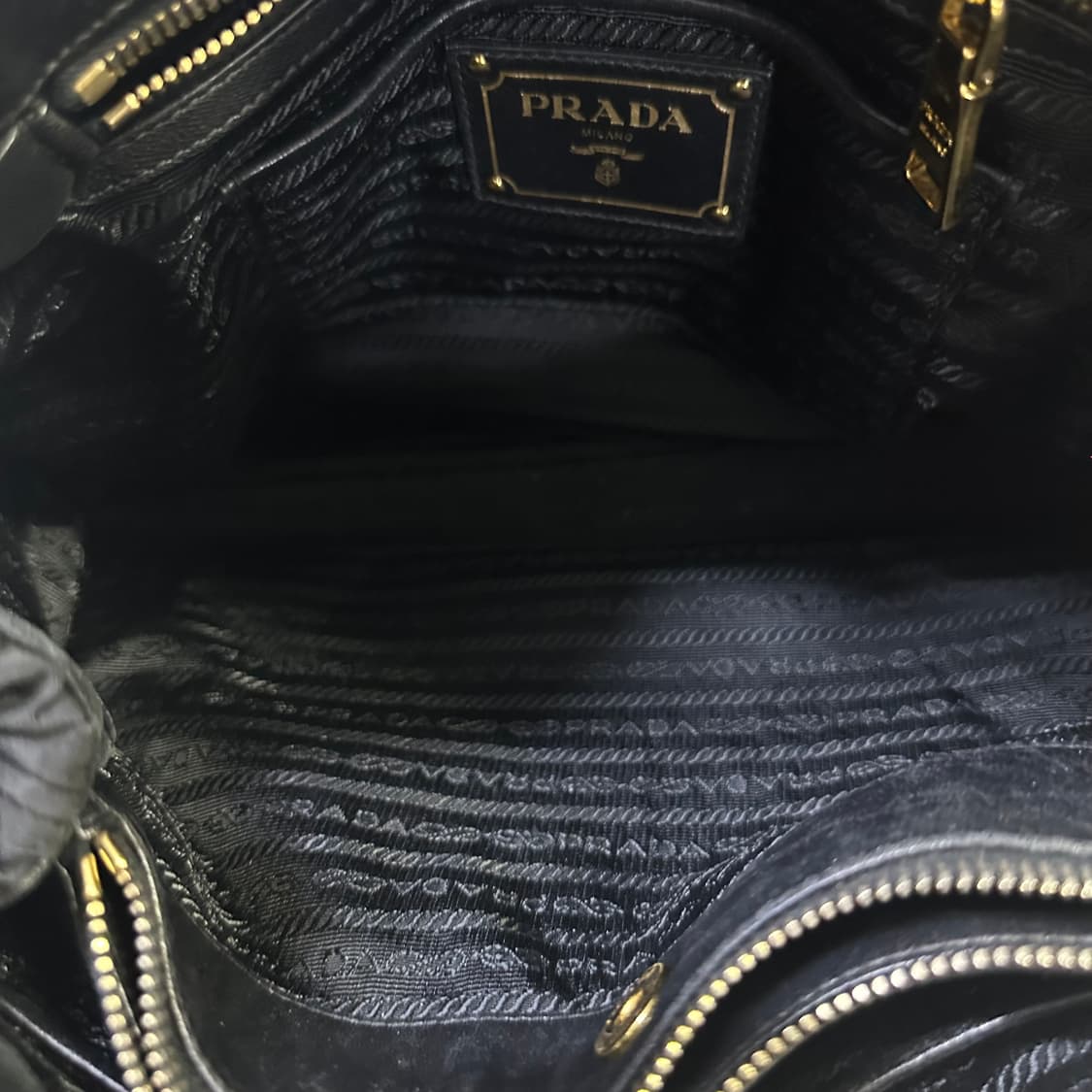 Prada 고프레 금장 토트백  상품이미지6