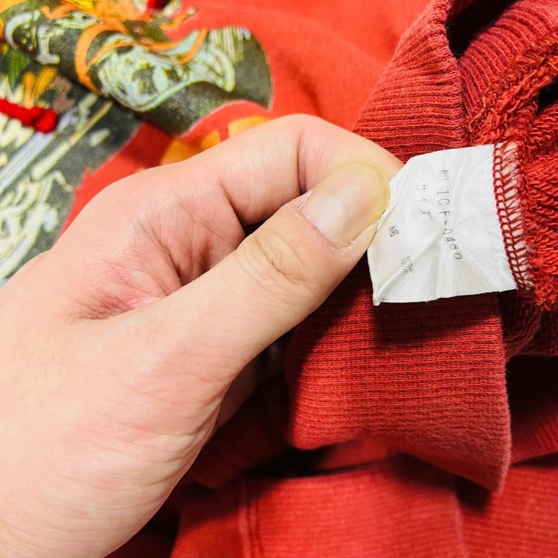 오존 커뮤니티 90s 바이커 맨 빈티지 후디 상품이미지5